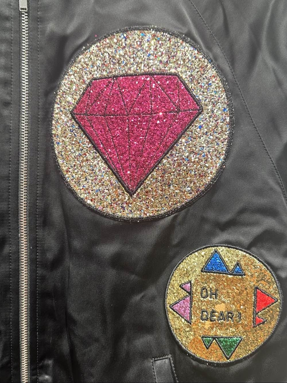 Saint Laurent Paris Saint Laurent Embroidered Bomber Jacket Size 52 Size US L / EU 52-54 / 3 - 6 Thumbnail