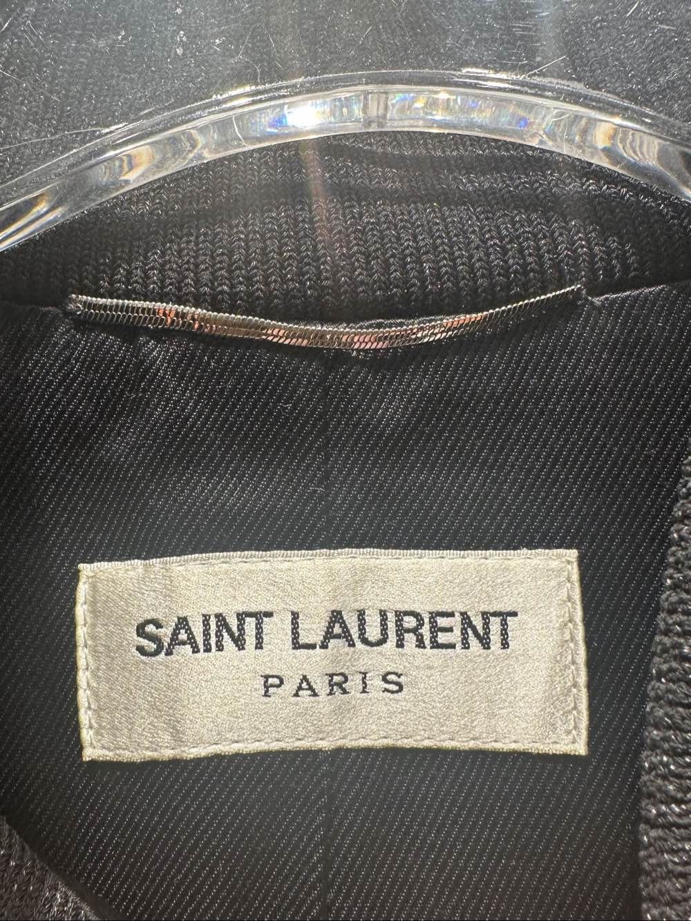 Saint Laurent Paris Saint Laurent Embroidered Bomber Jacket Size 52 Size US L / EU 52-54 / 3 - 3 Thumbnail