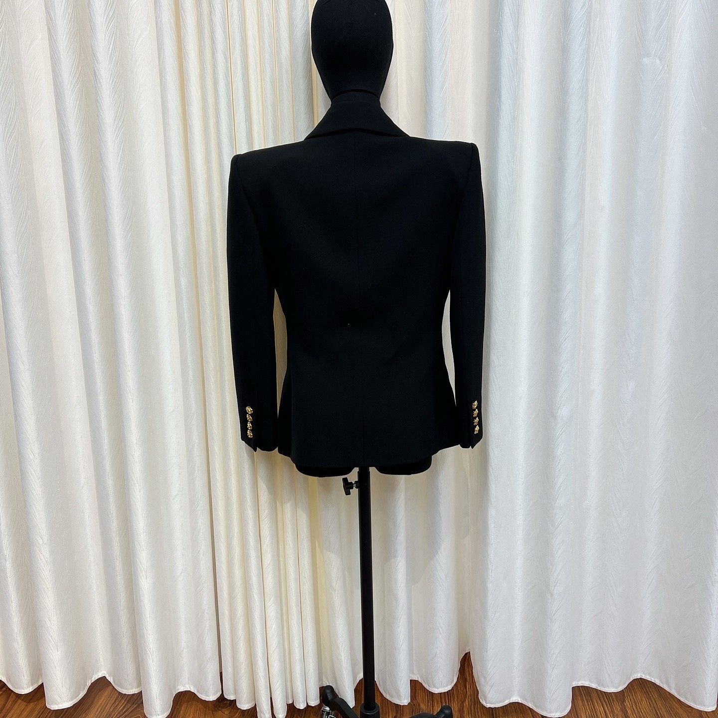 Saint Laurent Paris Saint Laurent Gold Button Blazer Size 38 Size S / US 4 / IT 40 - 2 Thumbnail