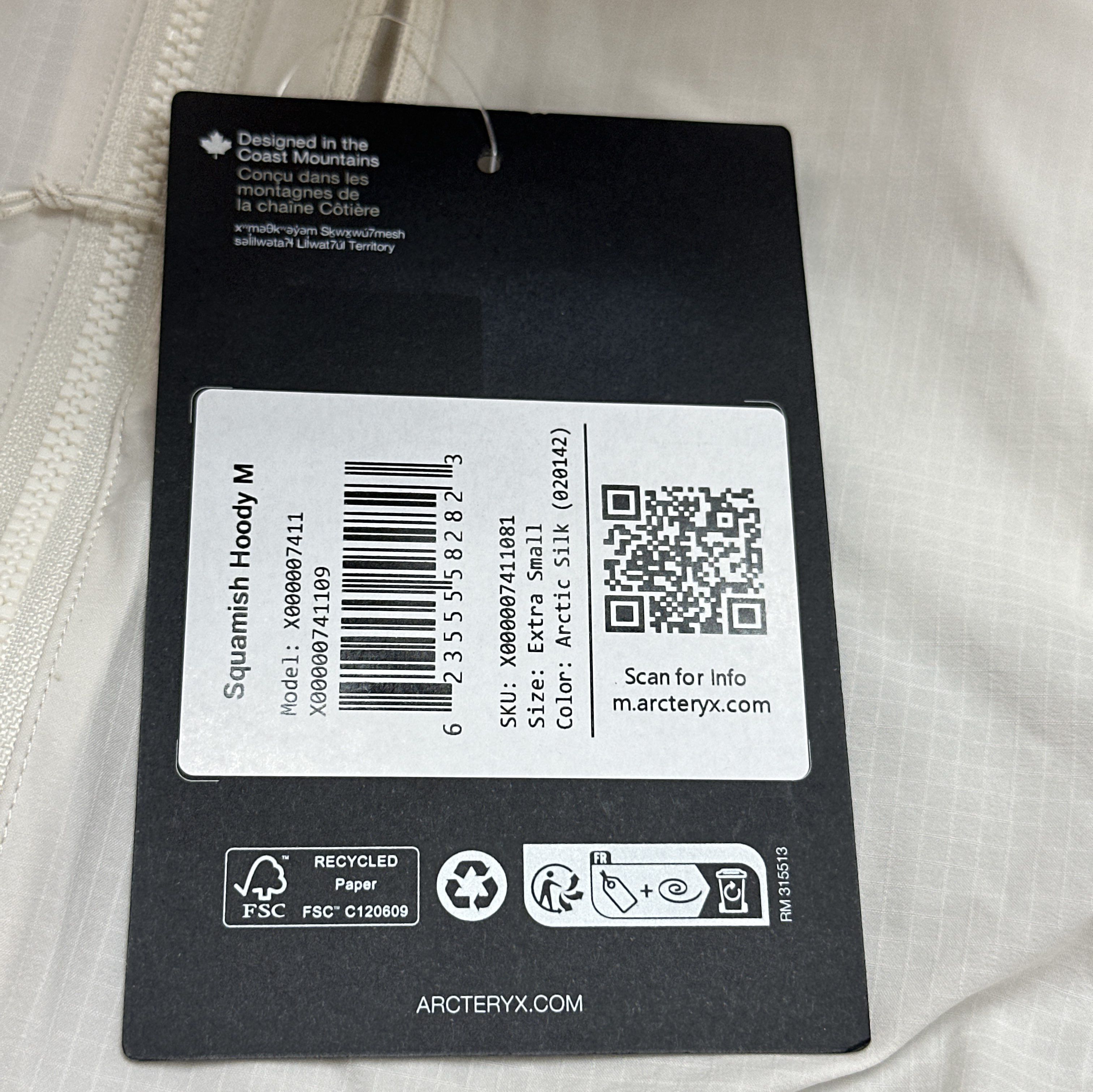 Arc'teryx Arc'teryx Squamish Hoody Light Jacket Size XS Size US XS / EU 42 / 0 - 5 Thumbnail