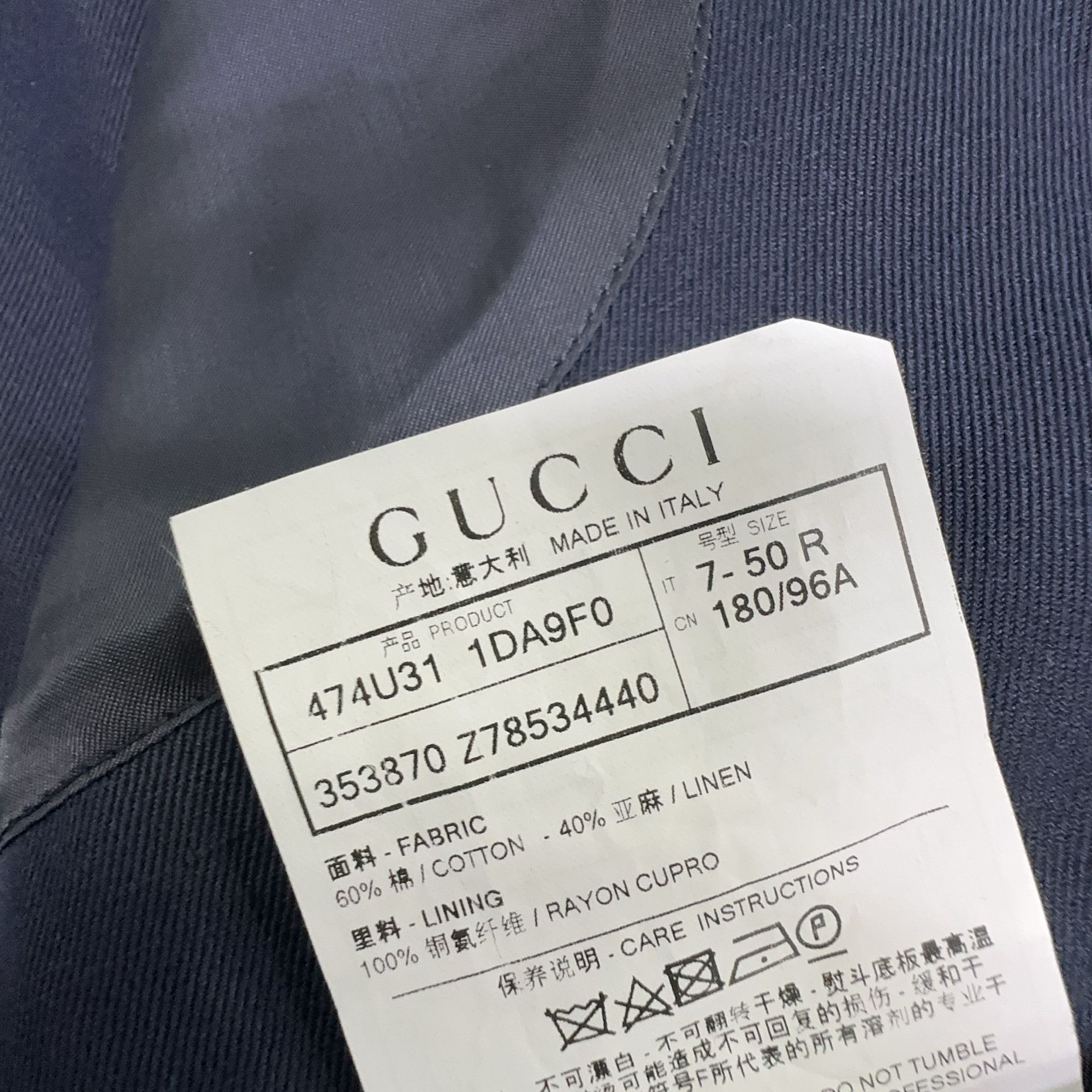 Gucci Gucci Crest Logo Blazer Size 50 Size 40R - 3 Thumbnail