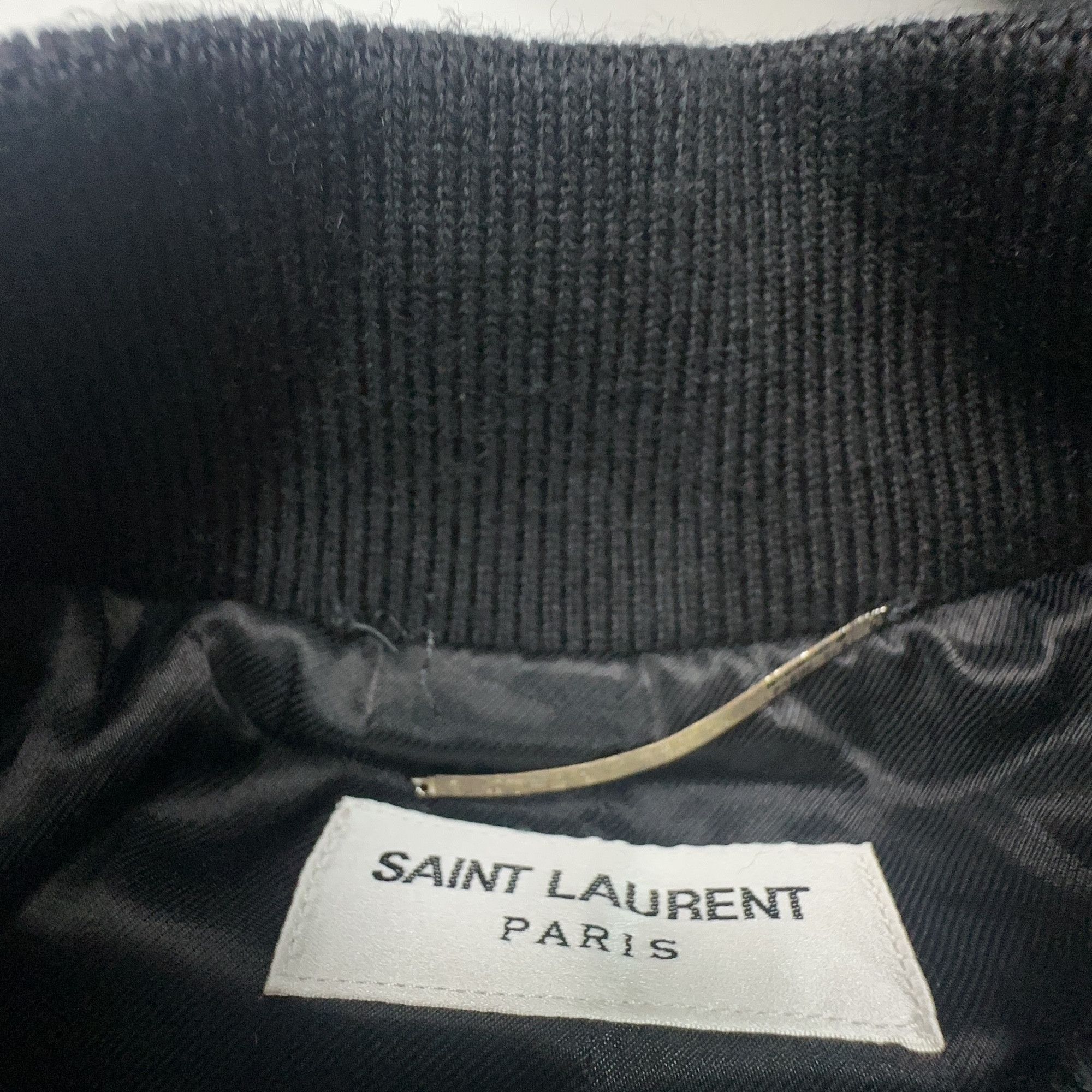 Saint Laurent Paris Saint Laurent Wool Varsity Jacket Size M Size US M / EU 48-50 / 2 - 7 Thumbnail