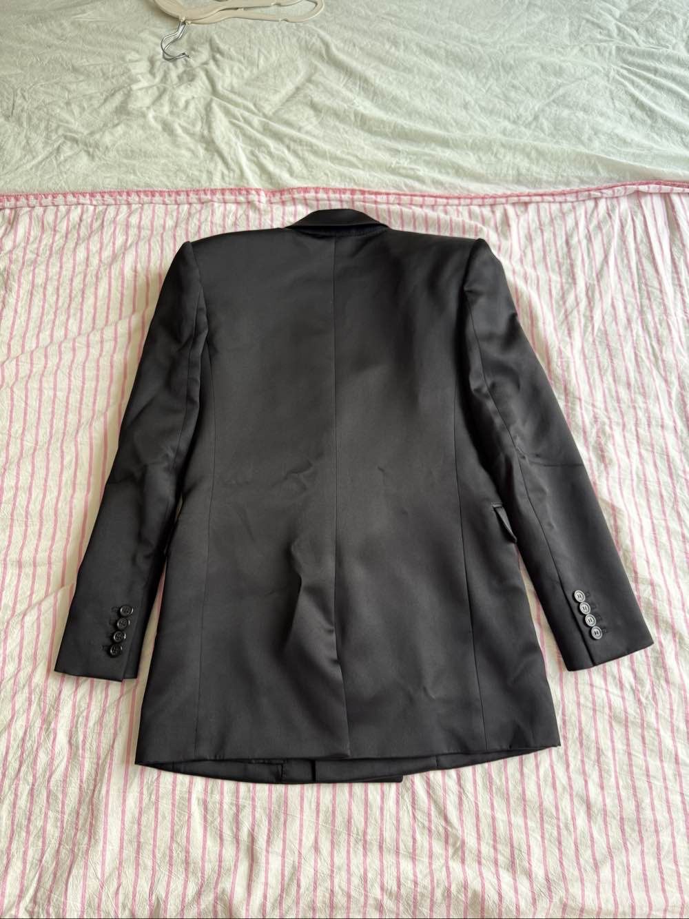 Saint Laurent Paris Saint Laurent Double Breasted Silk Blazer Size 36 Size XS / US 0-2 / IT 36-38 - 2 Thumbnail