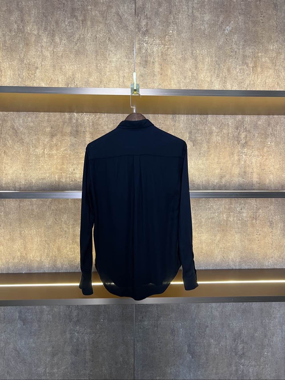 Saint Laurent Paris Saint Laurent Solid Long Sleeve Shirt Size S Size US S / EU 44-46 / 1 - 2 Thumbnail