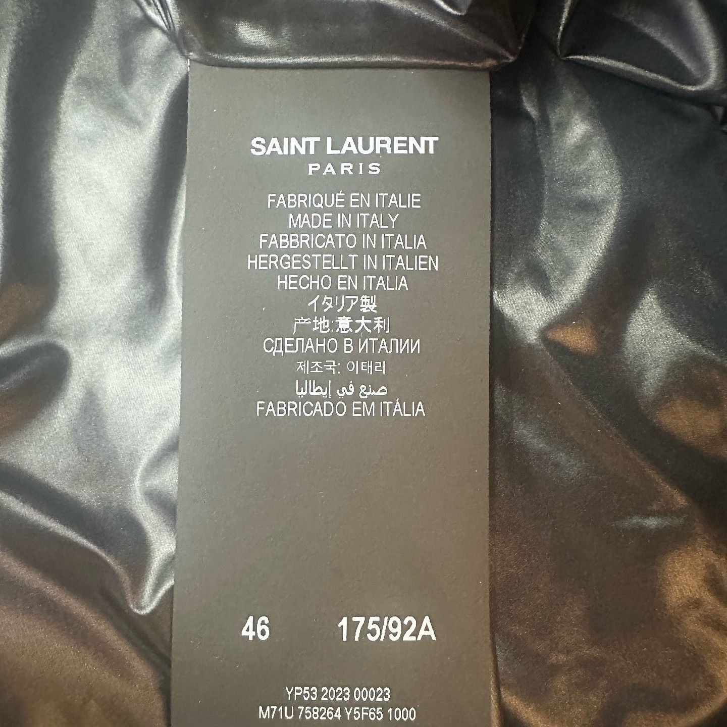 Saint Laurent Paris Saint Laurent Back Logo Nylon Hooded Jacket Size 46 Size US S / EU 44-46 / 1 - 4 Thumbnail