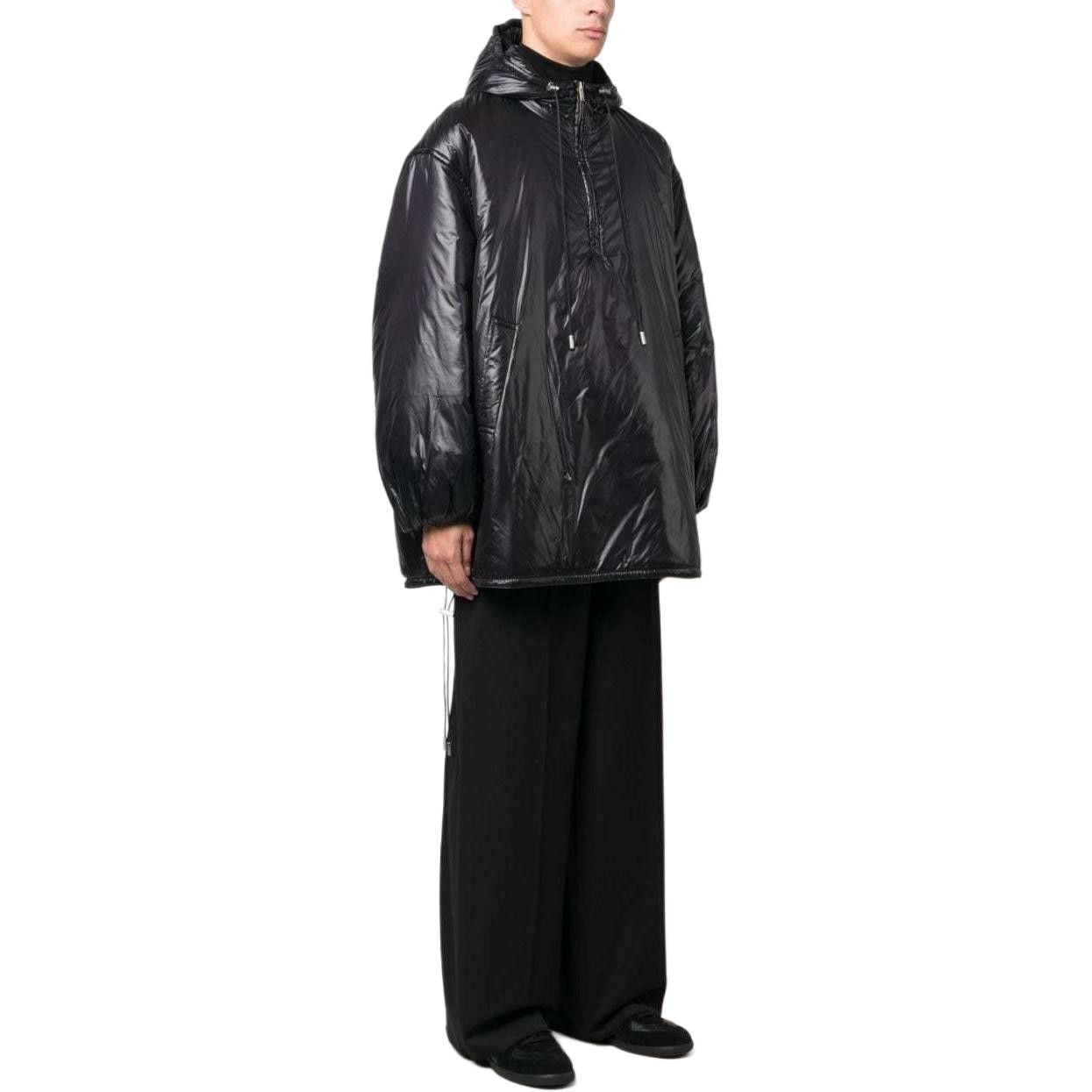 Saint Laurent Paris Saint Laurent Back Logo Nylon Hooded Jacket Size 46 Size US S / EU 44-46 / 1 - 13 Thumbnail