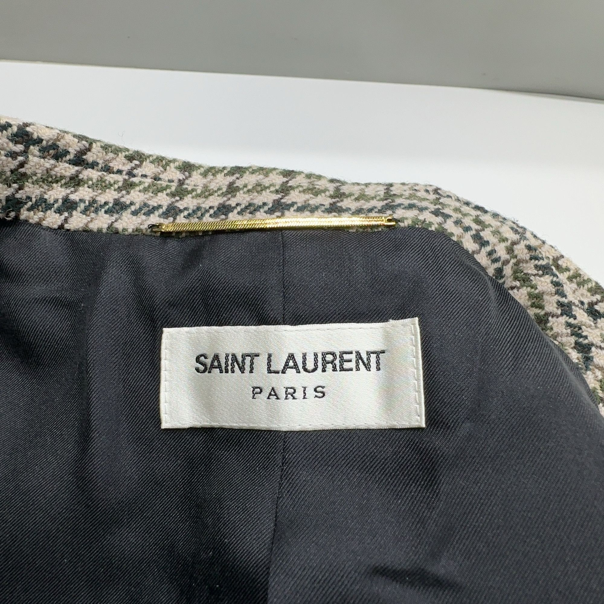 Saint Laurent Paris Saint Laurent Houndstooth Blazer Size 34 Size XS / US 0-2 / IT 36-38 - 4 Thumbnail