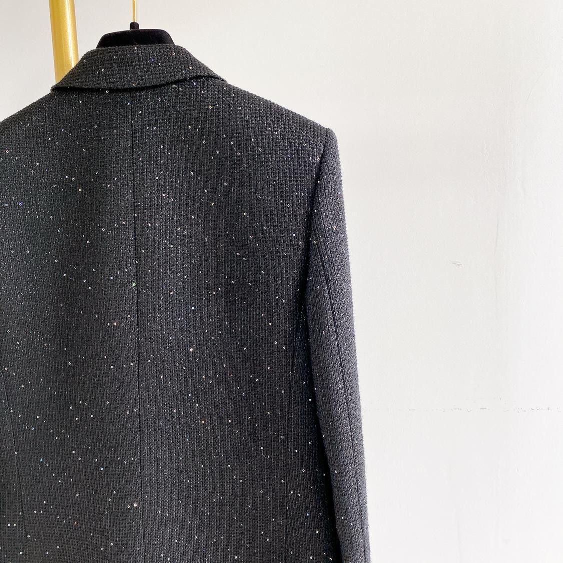 Saint Laurent Paris Saint Laurent Sequin Blazer Size 36 Size XS / US 0-2 / IT 36-38 - 5 Thumbnail