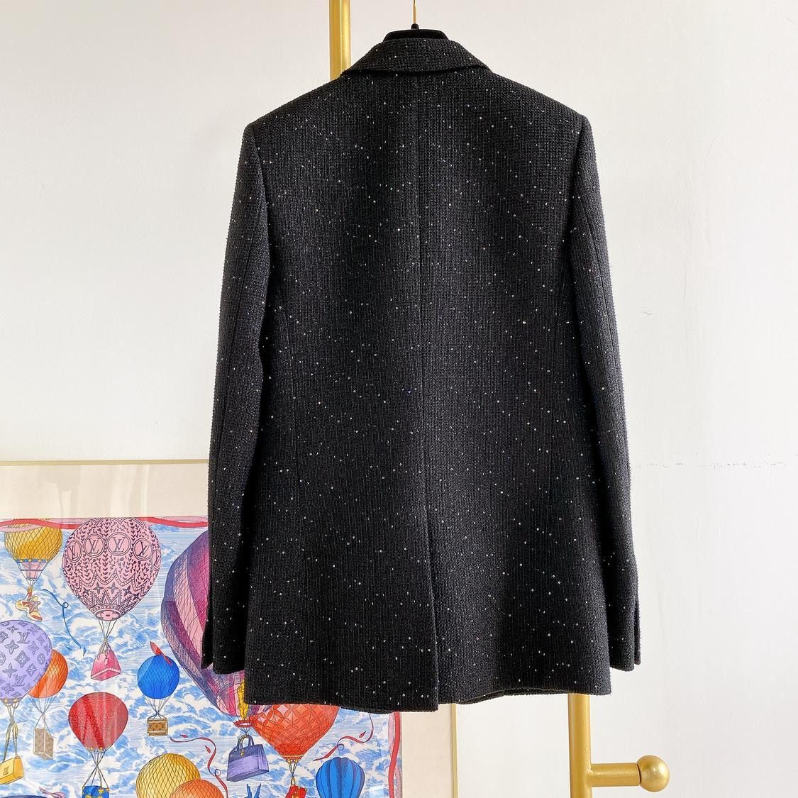 Saint Laurent Paris Saint Laurent Sequin Blazer Size 36 Size XS / US 0-2 / IT 36-38 - 2 Thumbnail