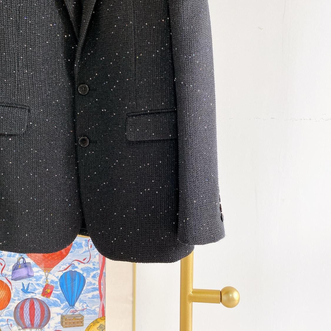 Saint Laurent Paris Saint Laurent Sequin Blazer Size 36 Size XS / US 0-2 / IT 36-38 - 4 Thumbnail