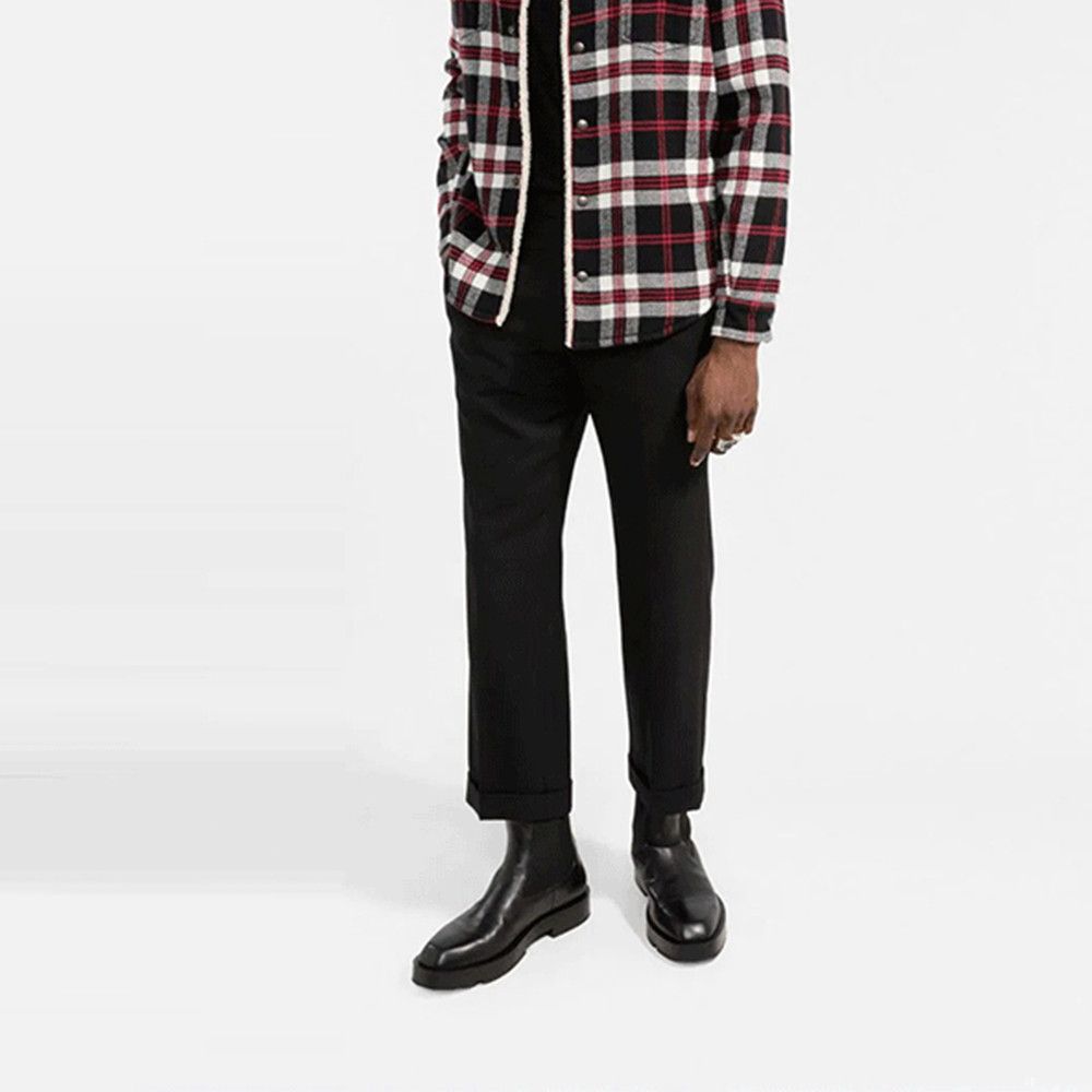 Saint Laurent Paris Saint Laurent Sherpa-Lined Plaid Shirt Jacket Size L Size US L / EU 52-54 / 3 - 11 Thumbnail