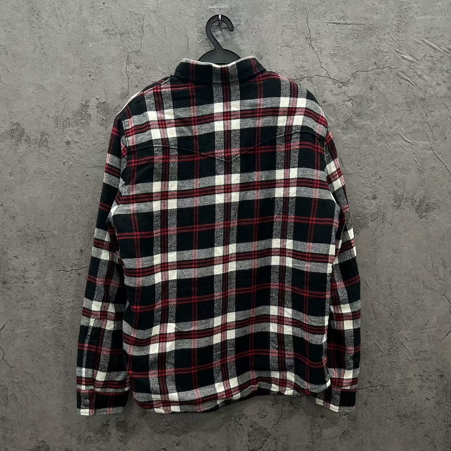 Saint Laurent Paris Saint Laurent Sherpa-Lined Plaid Shirt Jacket Size L Size US L / EU 52-54 / 3 - 2 Thumbnail