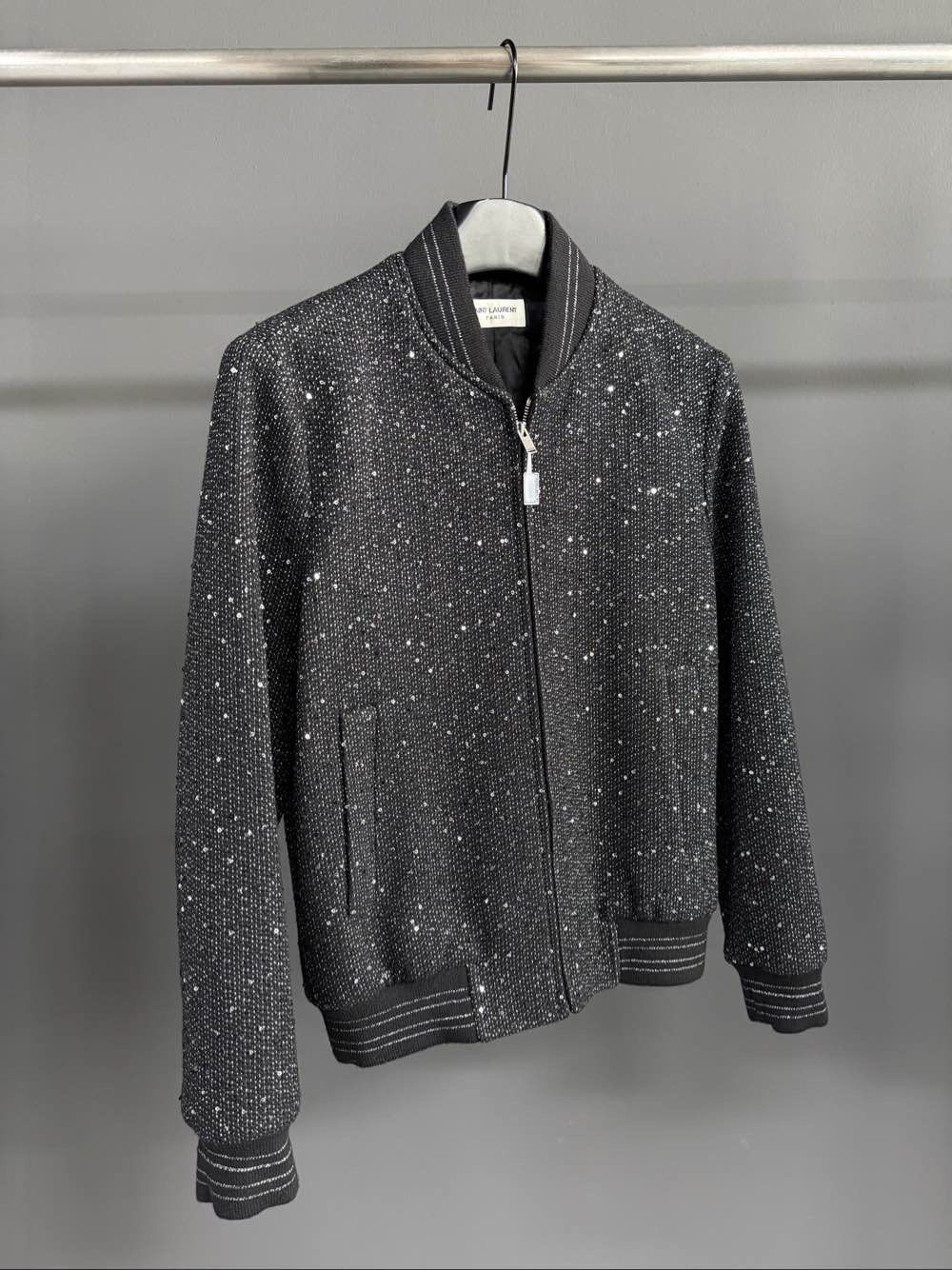 Saint Laurent Paris Saint Laurent Sparkle Bomber Jacket Size 46 Size US S / EU 44-46 / 1 - 5 Thumbnail
