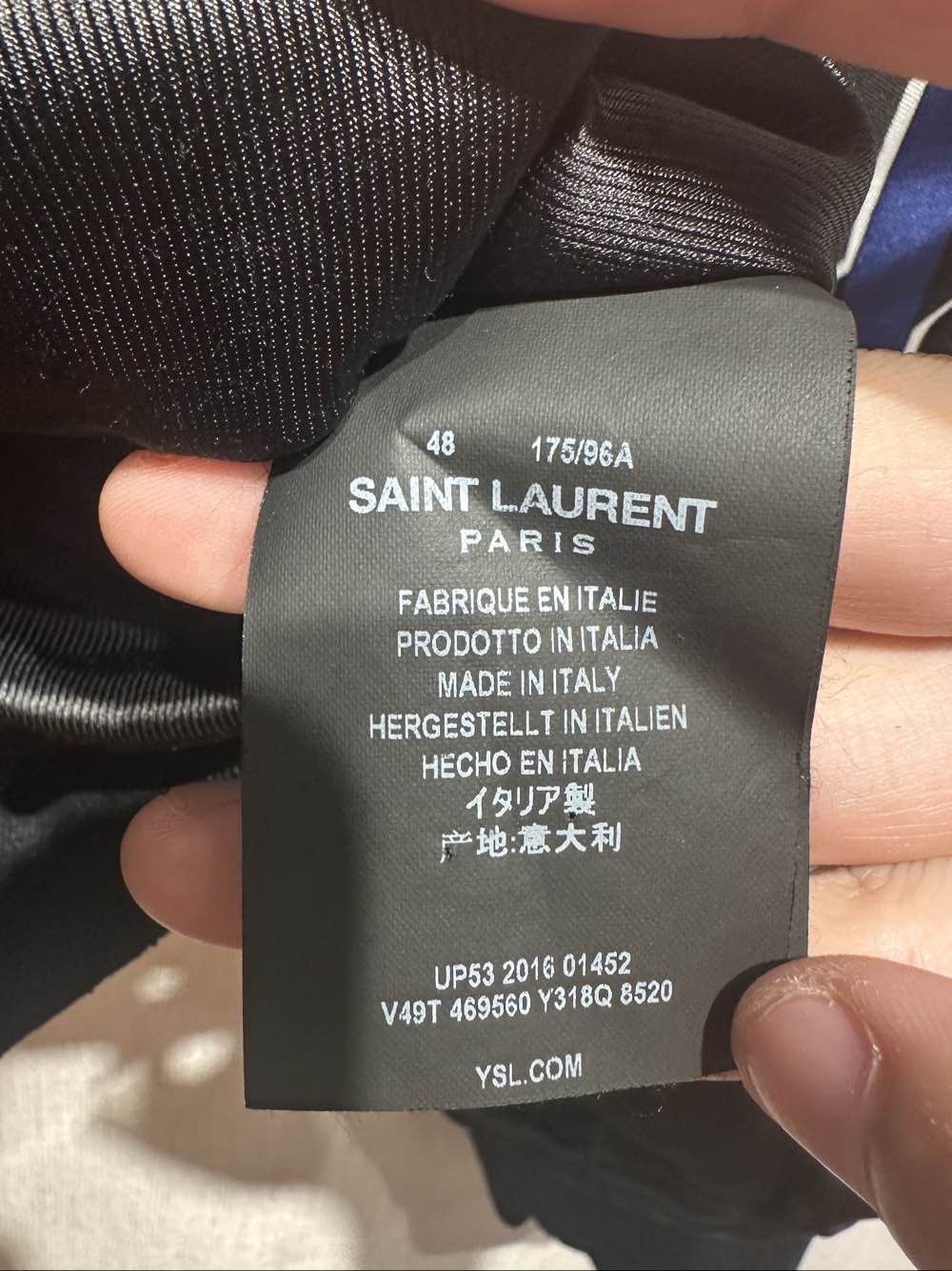 Saint Laurent Paris Saint Laurent Floral Bomber Jacket Size M Size US M / EU 48-50 / 2 - 4 Thumbnail