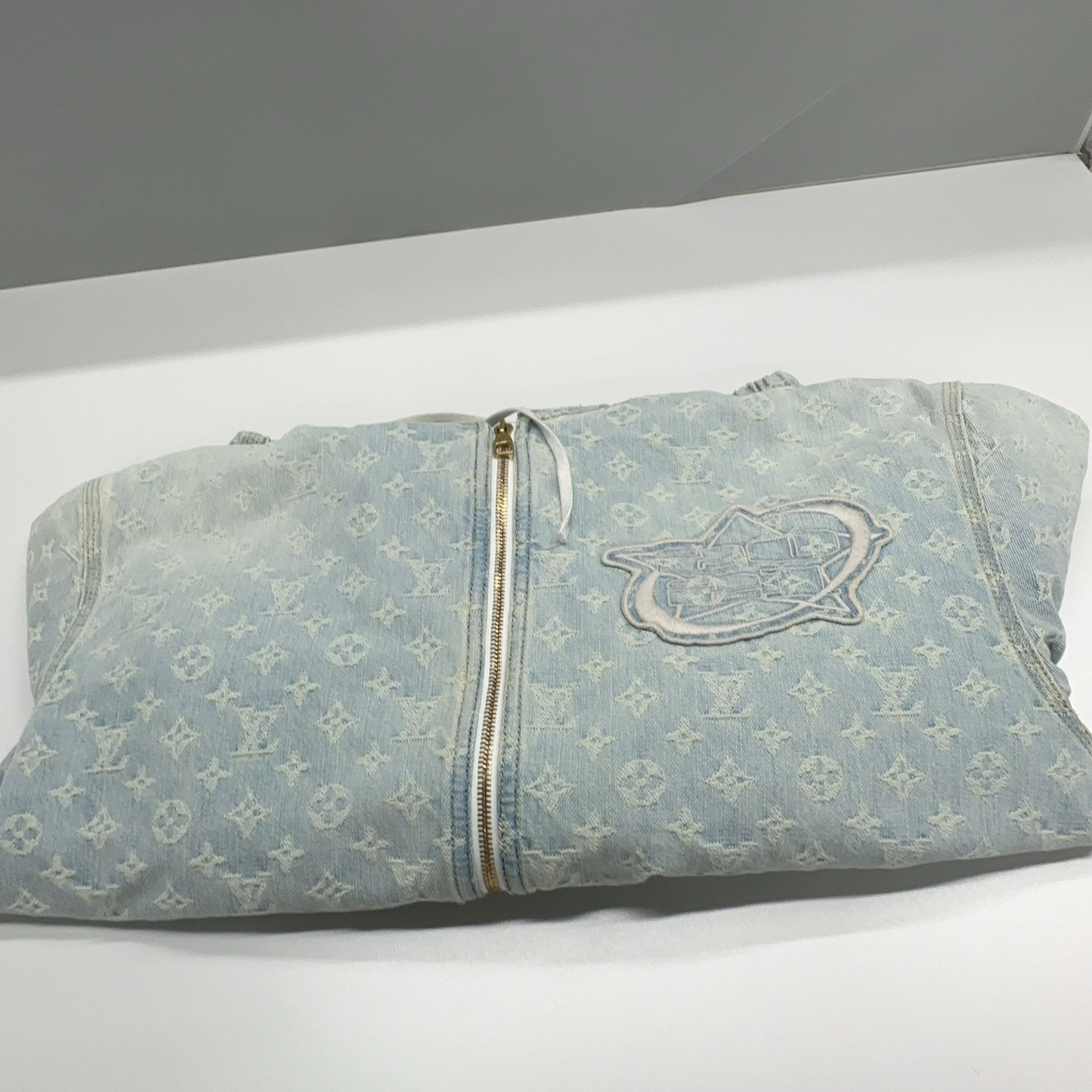 Louis Vuitton Louis Vuitton x NBA Monogram Denim Jacket Size M Size US M / EU 48-50 / 2 - 7 Thumbnail