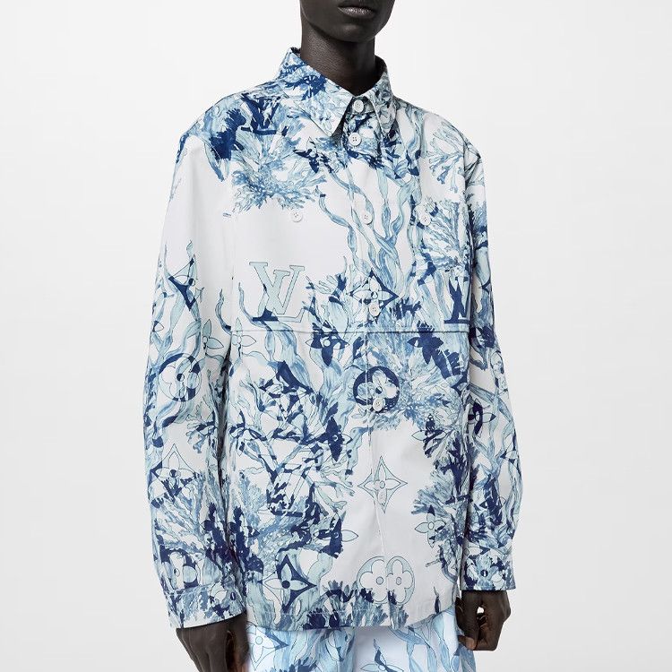 Louis Vuitton Louis Vuitton Monogram Floral Long Sleeve Shirt Size M Size US M / EU 48-50 / 2 - 13 Thumbnail