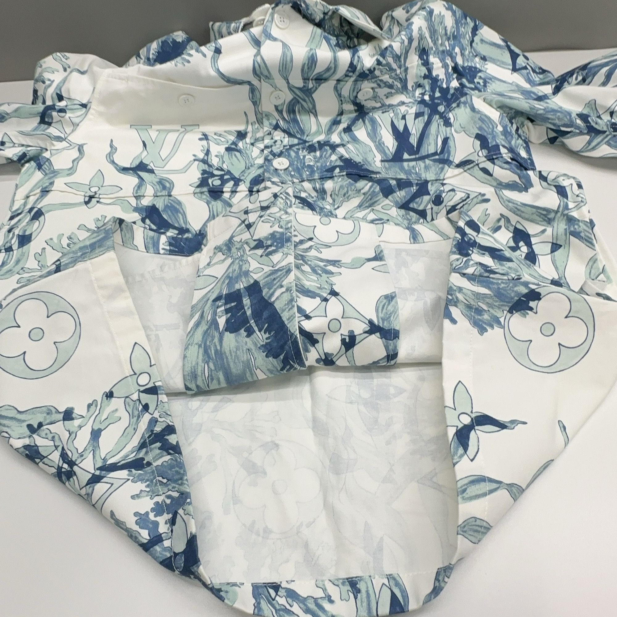 Louis Vuitton Louis Vuitton Monogram Floral Long Sleeve Shirt Size M Size US M / EU 48-50 / 2 - 6 Thumbnail