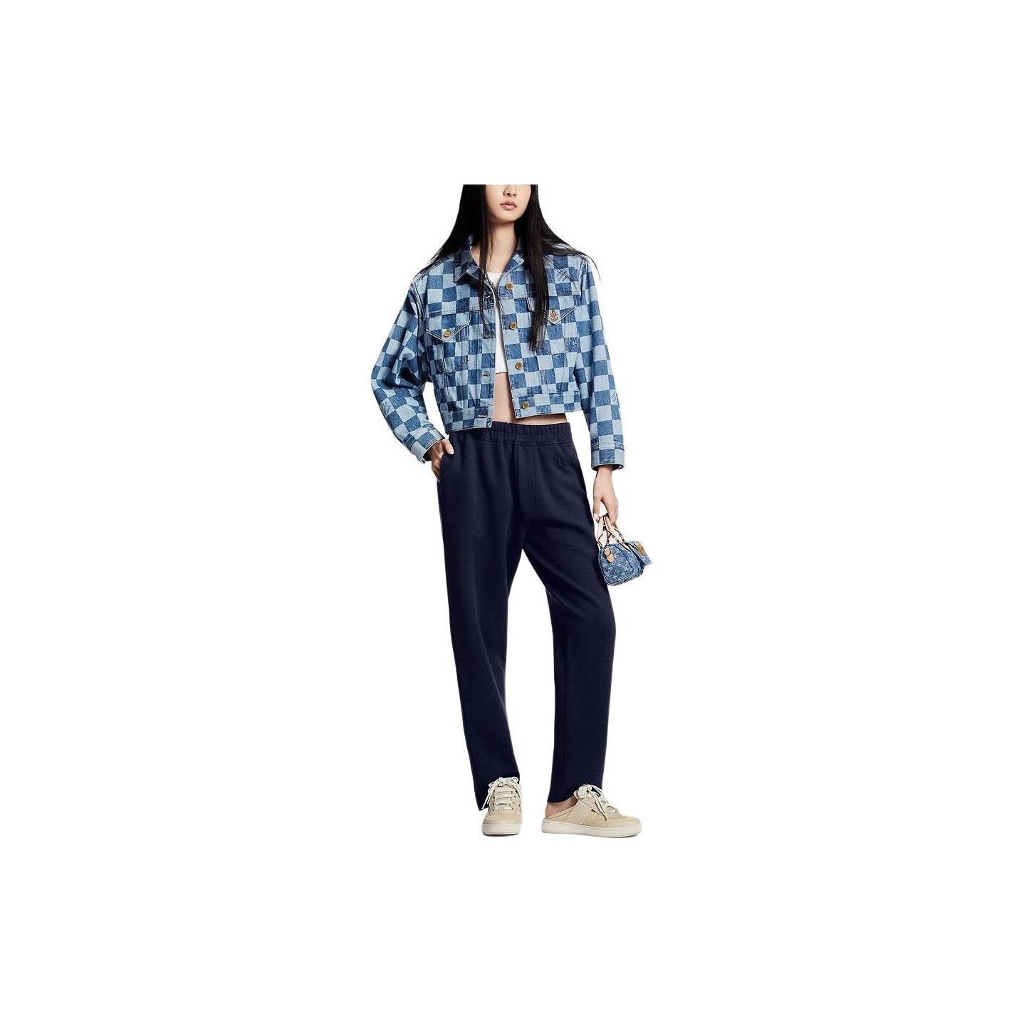 Louis Vuitton Louis Vuitton Checkerboard Denim Jacket Size 34 Size XXS / US 00 / IT 34 - 14 Thumbnail