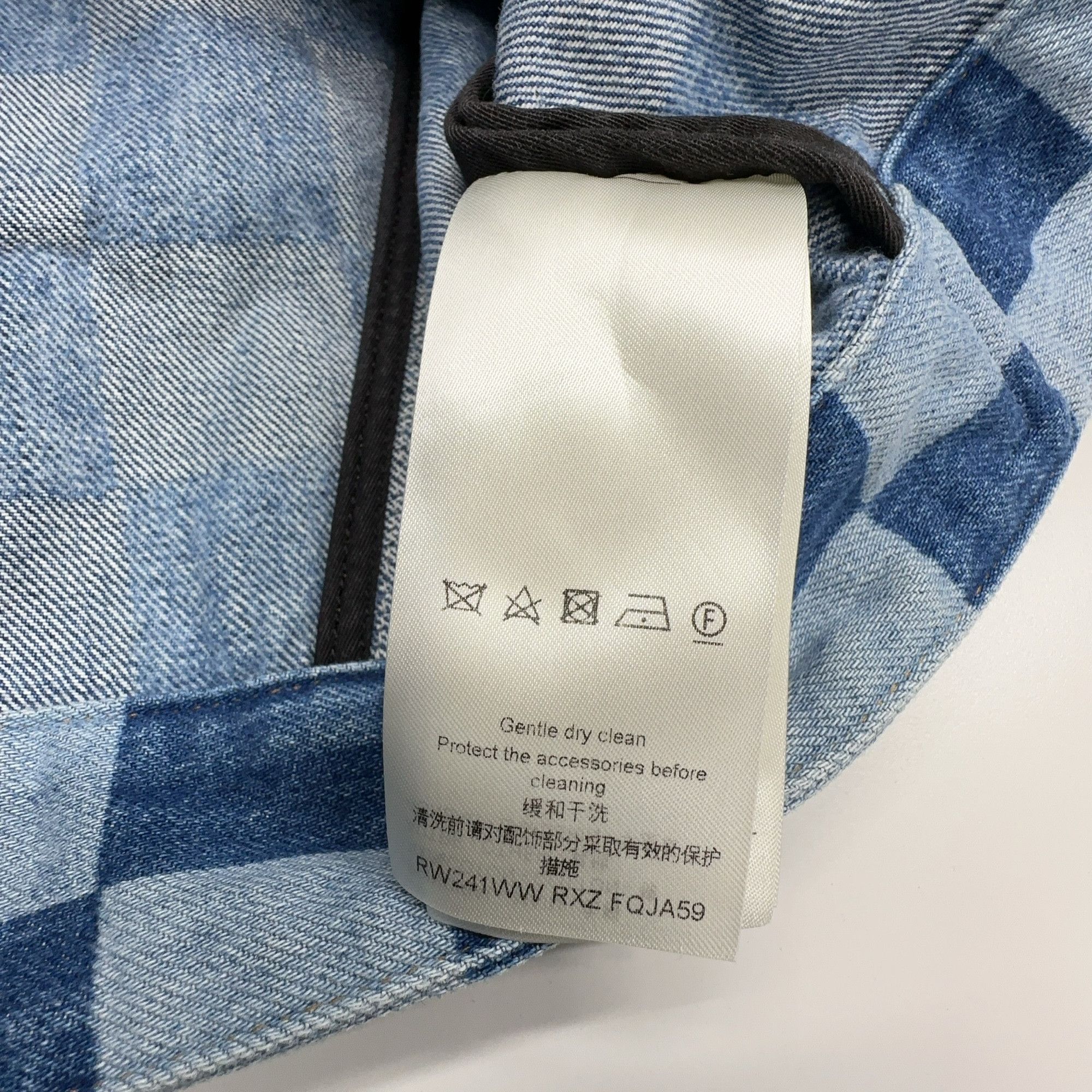 Louis Vuitton Louis Vuitton Checkerboard Denim Jacket Size 34 Size XXS / US 00 / IT 34 - 3 Thumbnail