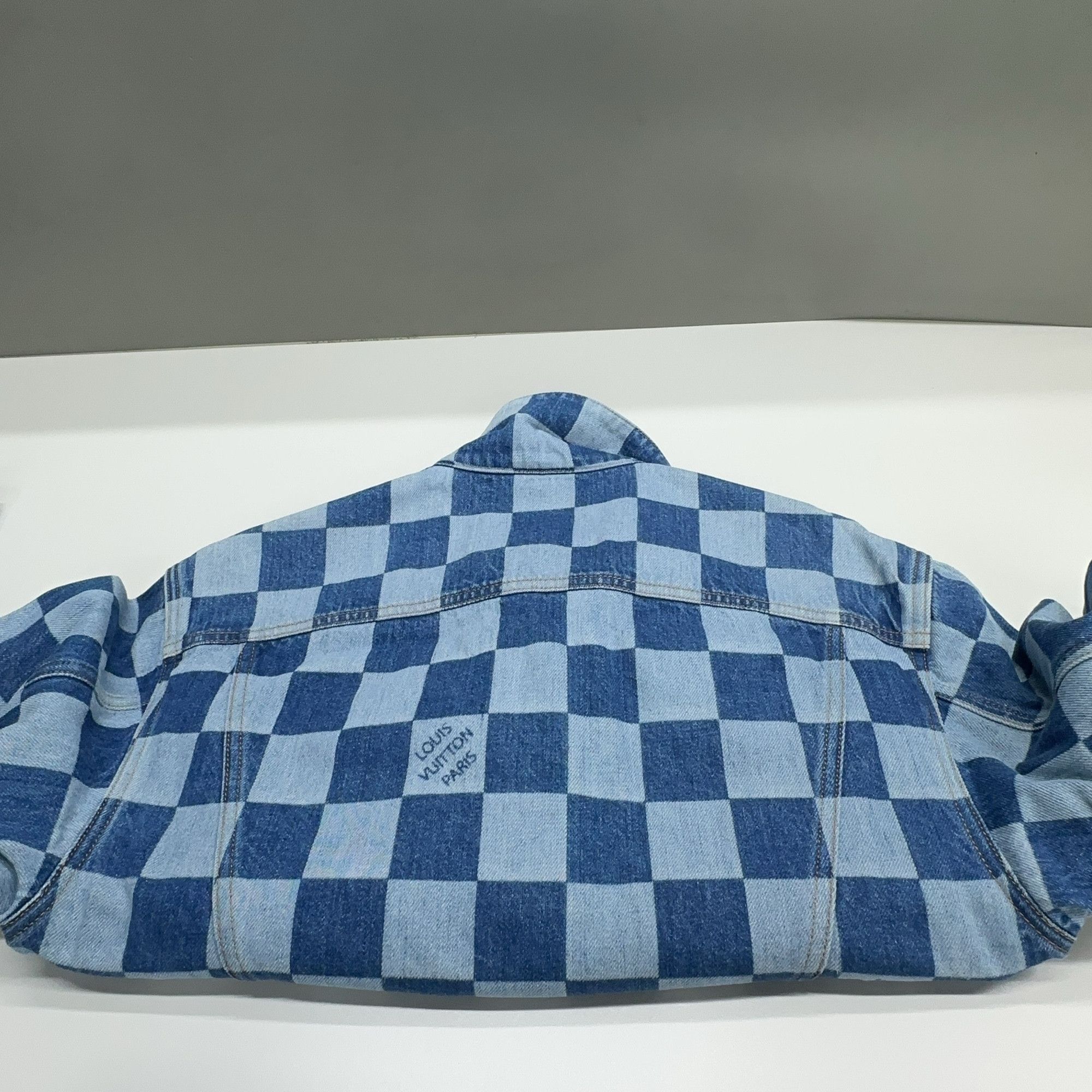 Louis Vuitton Louis Vuitton Checkerboard Denim Jacket Size 34 Size XXS / US 00 / IT 34 - 11 Thumbnail