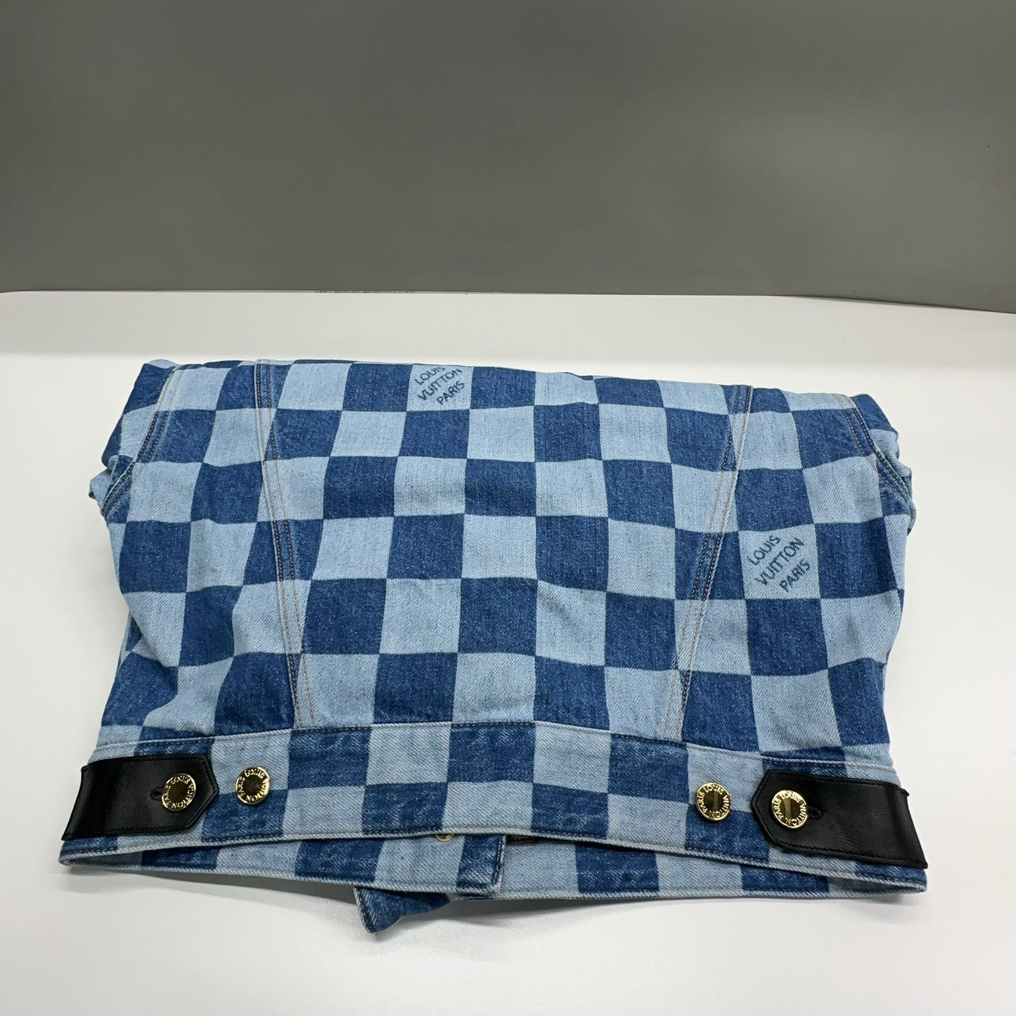 Louis Vuitton Louis Vuitton Checkerboard Denim Jacket Size 34 Size XXS / US 00 / IT 34 - 13 Thumbnail