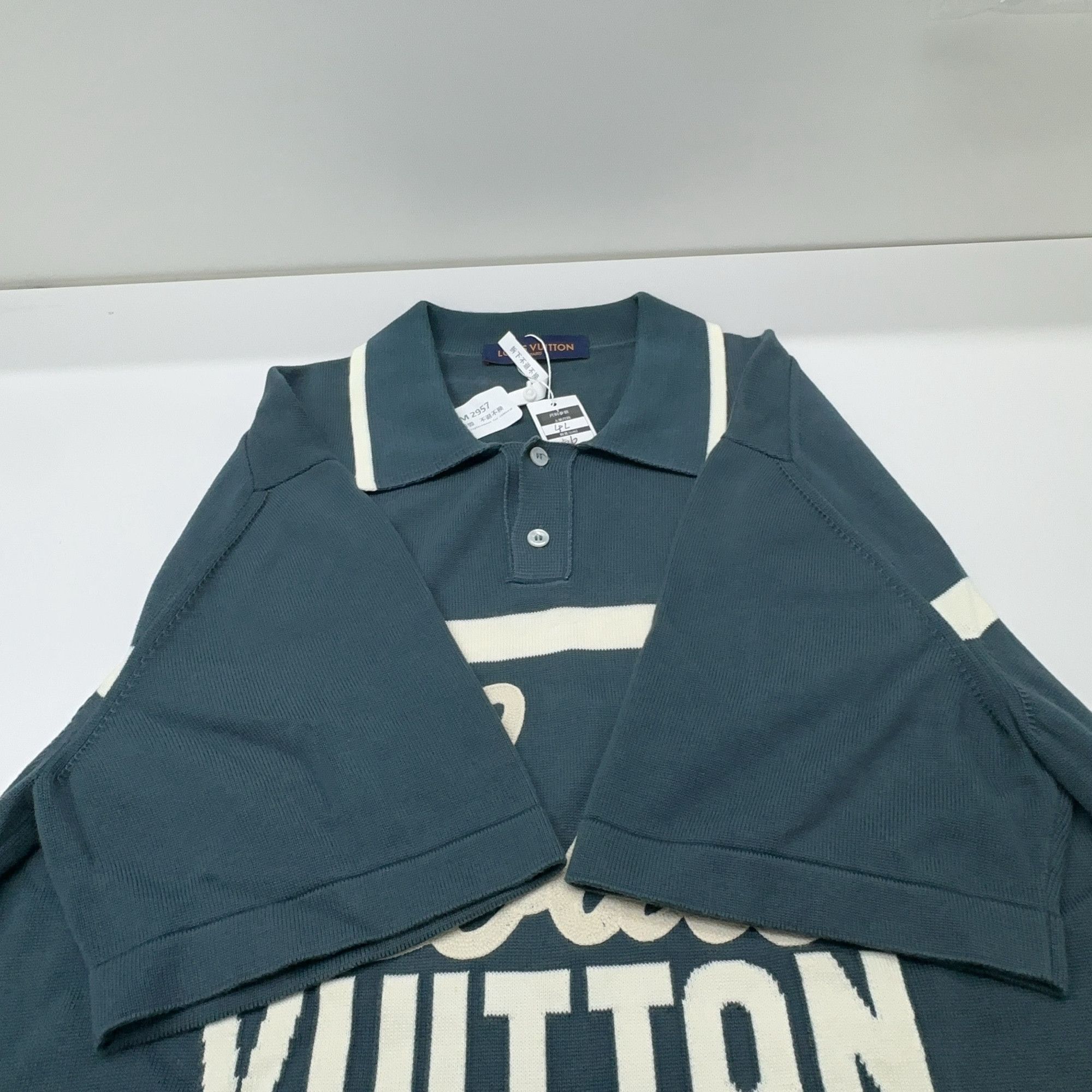 Louis Vuitton Louis Vuitton Script Logo Polo Shirt Size XL Size US XL / EU 56 / 4 - 6 Thumbnail