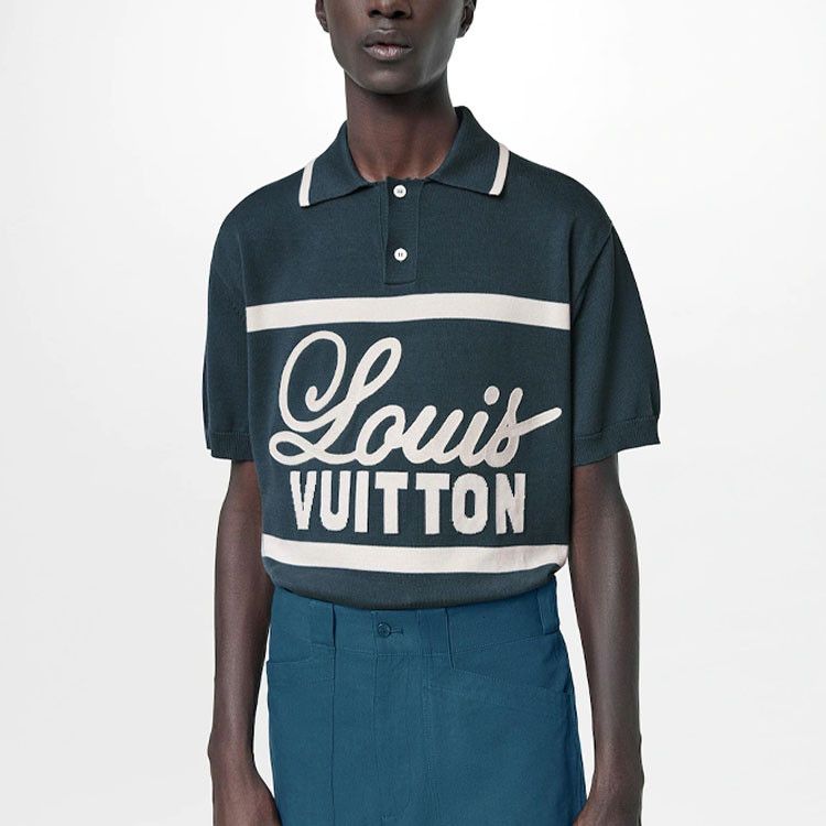 Louis Vuitton Louis Vuitton Script Logo Polo Shirt Size XL Size US XL / EU 56 / 4 - 16 Thumbnail