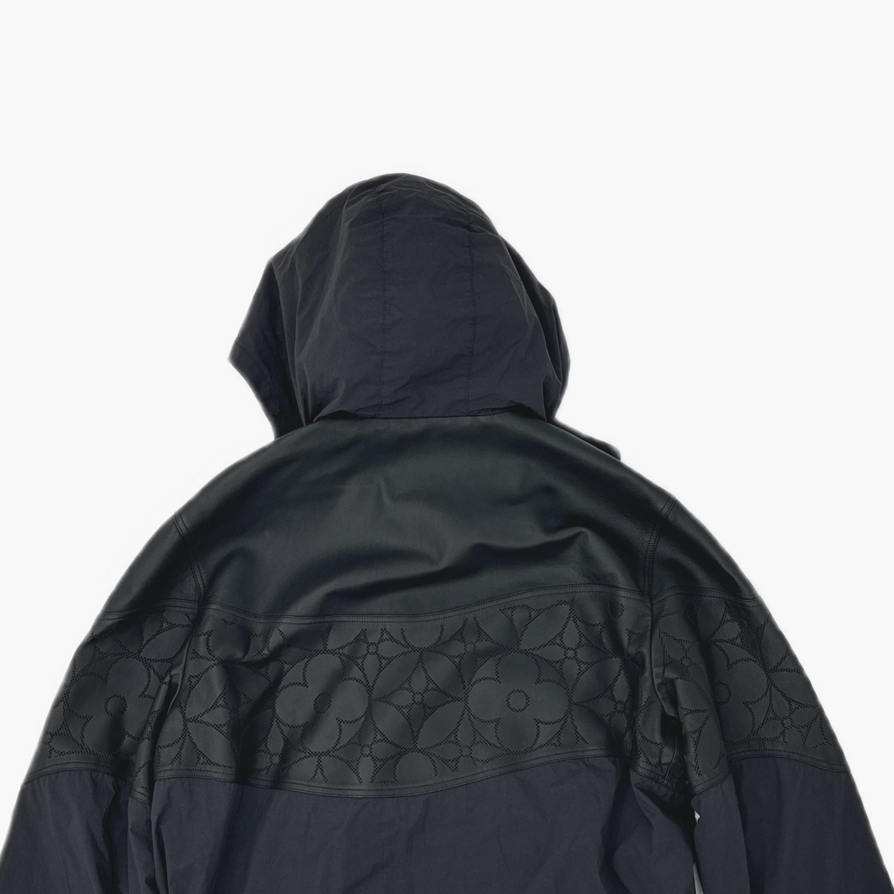 Louis Vuitton Louis Vuitton Monogram Leather Hooded Jacket Size 52 Size US L / EU 52-54 / 3 - 3 Thumbnail