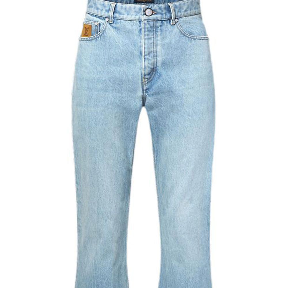Louis Vuitton Louis Vuitton Embroidered Logo Denim Size 30 Size US 30 / EU 46 - 14 Thumbnail