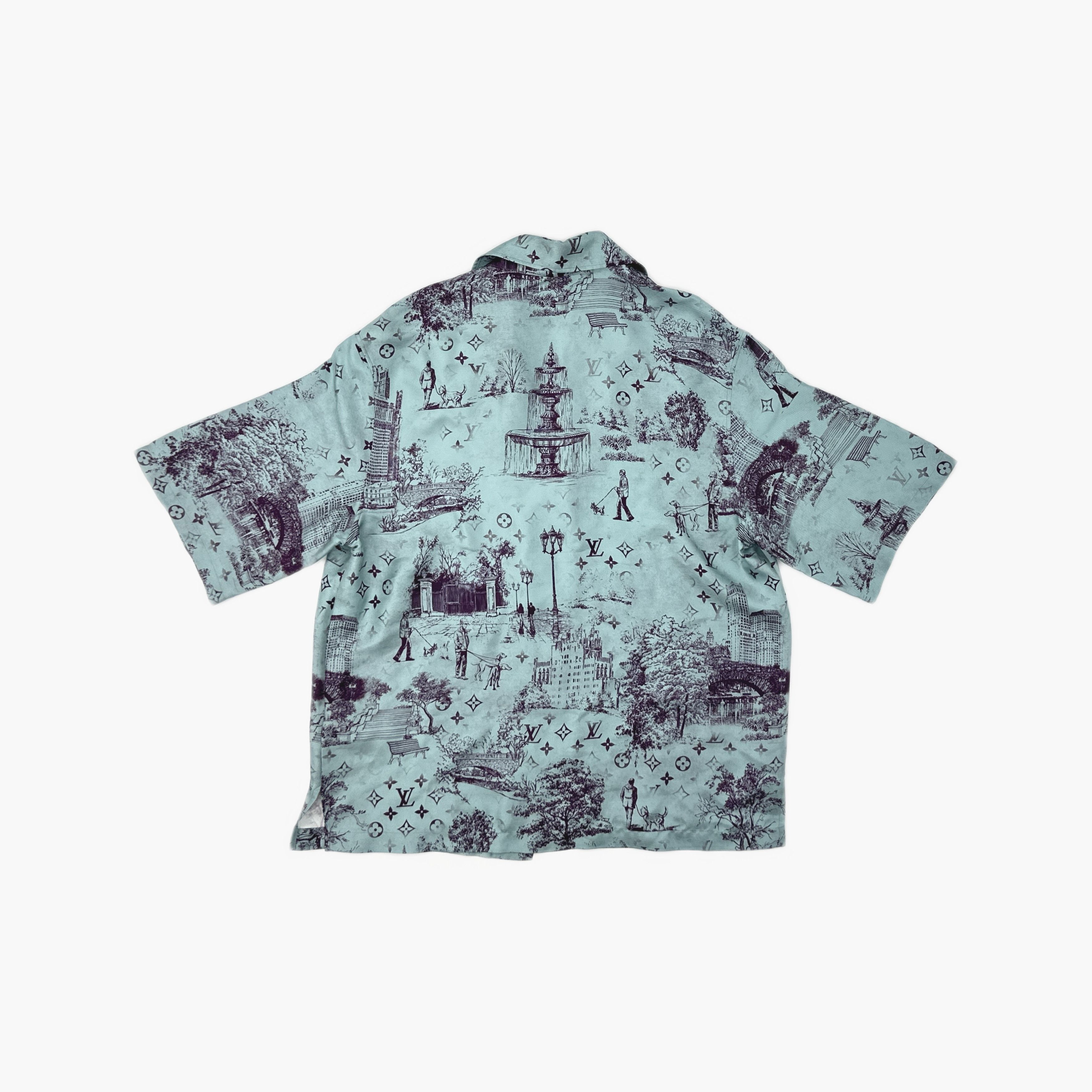 Louis Vuitton Louis Vuitton City Walk Silk Shirt Size L Size US L / EU 52-54 / 3 - 2 Thumbnail