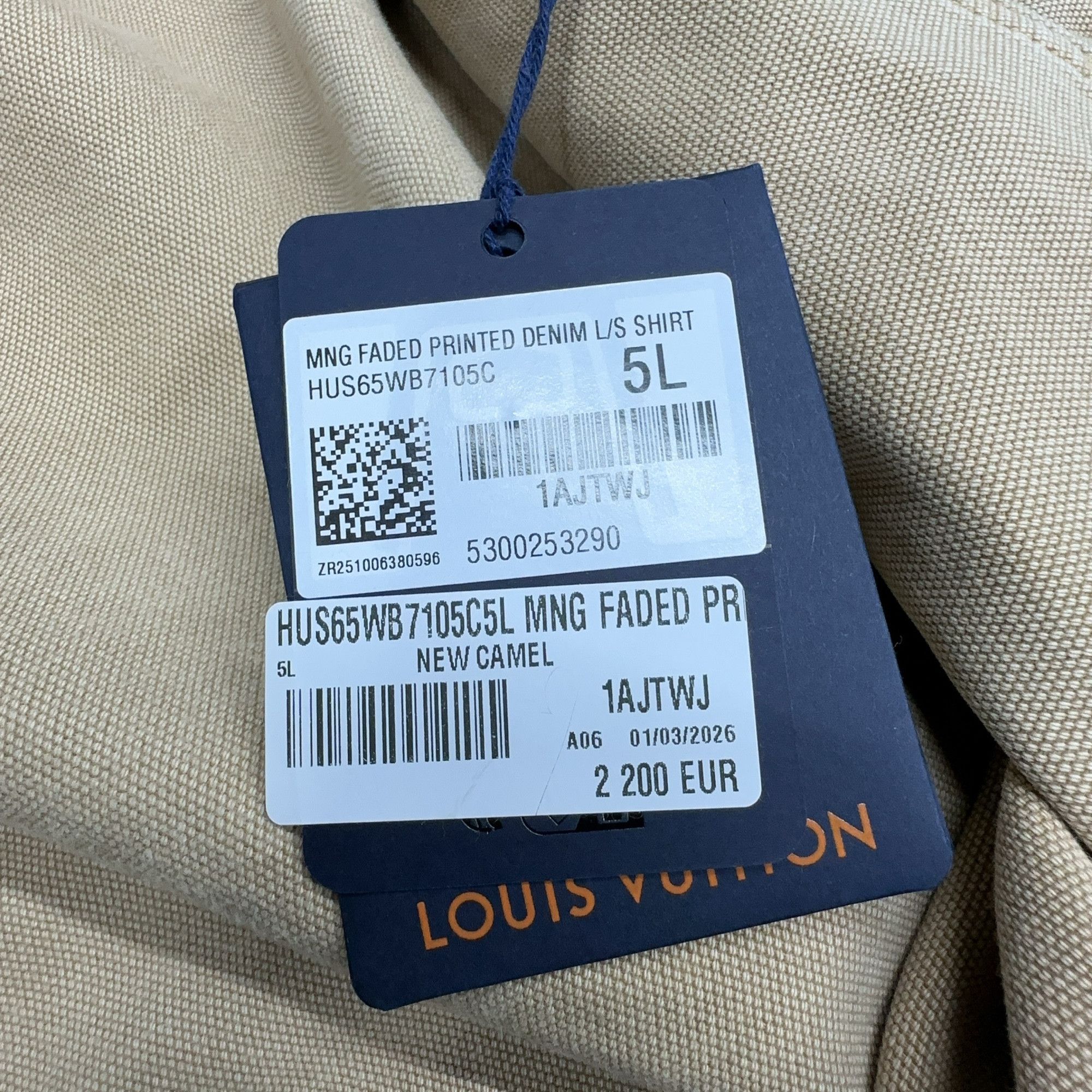 Louis Vuitton Louis Vuitton Faded Monogram Denim Shirt US XXL Size US XXL / EU 58 / 5 - 4 Thumbnail
