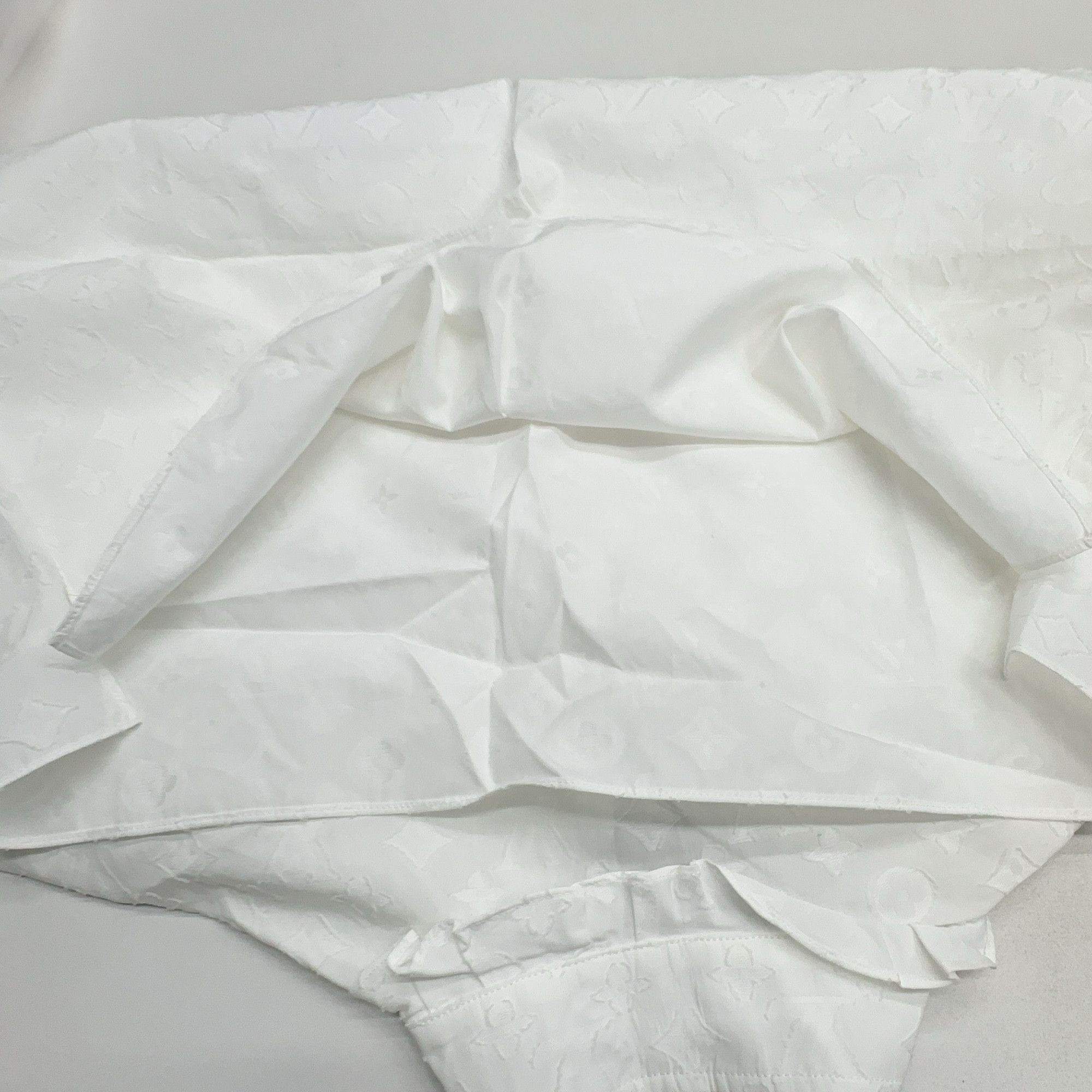 Louis Vuitton Louis Vuitton Monogram Ruffle Blouse Size 36 Size XS / US 0-2 / IT 36-38 - 8 Thumbnail