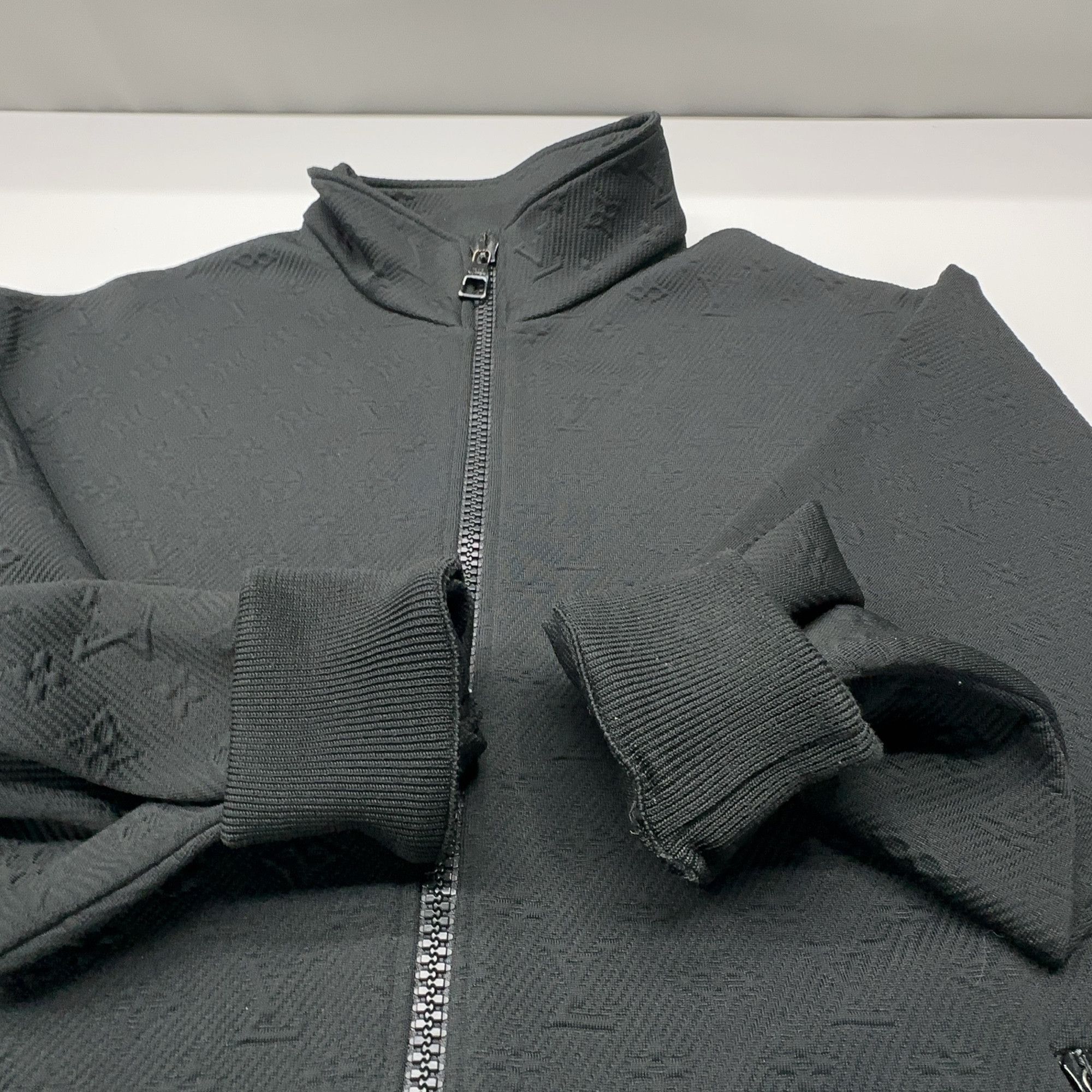Louis Vuitton Louis Vuitton Monogram Embossed Zip-Up Jacket Size L Size US L / EU 52-54 / 3 - 6 Thumbnail