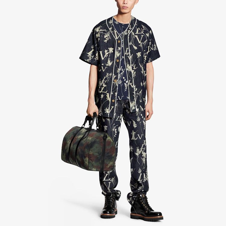 Louis Vuitton Louis Vuitton Floral Monogram Shirt XL Size US XL / EU 56 / 4 - 12 Thumbnail