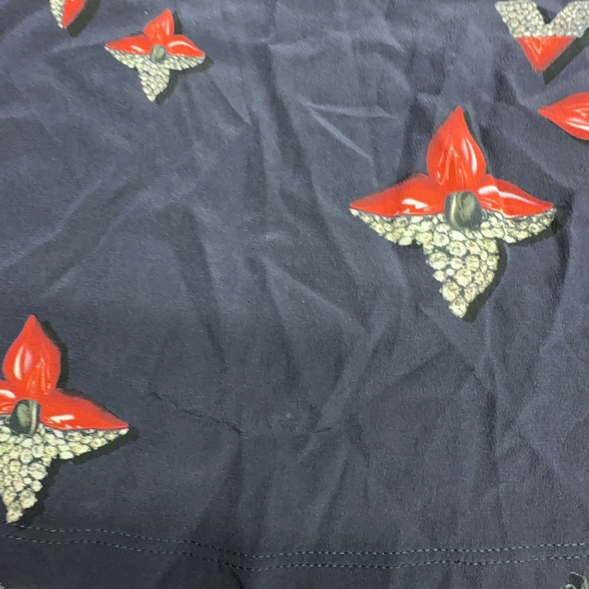 Louis Vuitton Louis Vuitton Floral Print Mini Dress Size XS Size XS / US 0-2 / IT 36-38 - 8 Thumbnail
