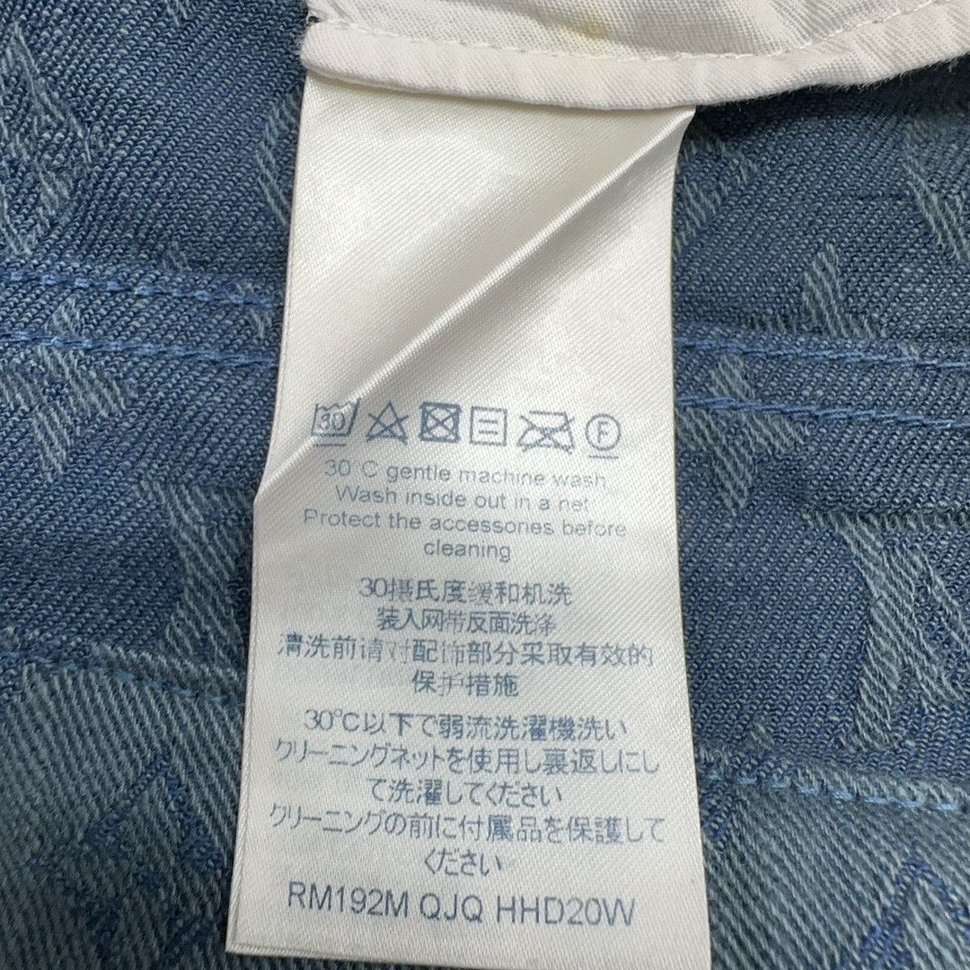 Louis Vuitton Louis Vuitton Monogram Print Jeans Size 38 Size US 38 / EU 54 - 4 Thumbnail