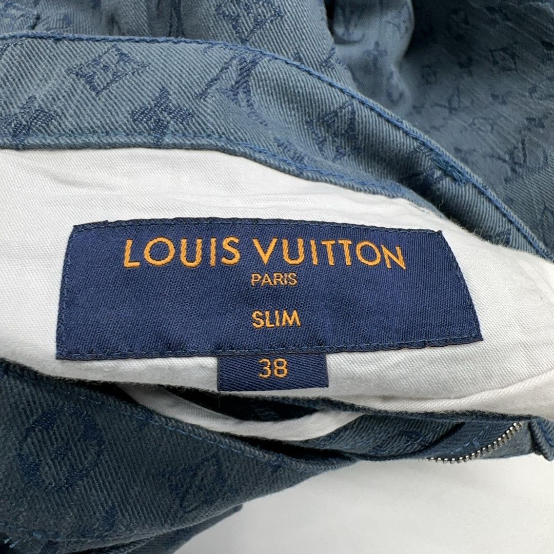 Louis Vuitton Louis Vuitton Monogram Print Jeans Size 38 Size US 38 / EU 54 - 3 Thumbnail