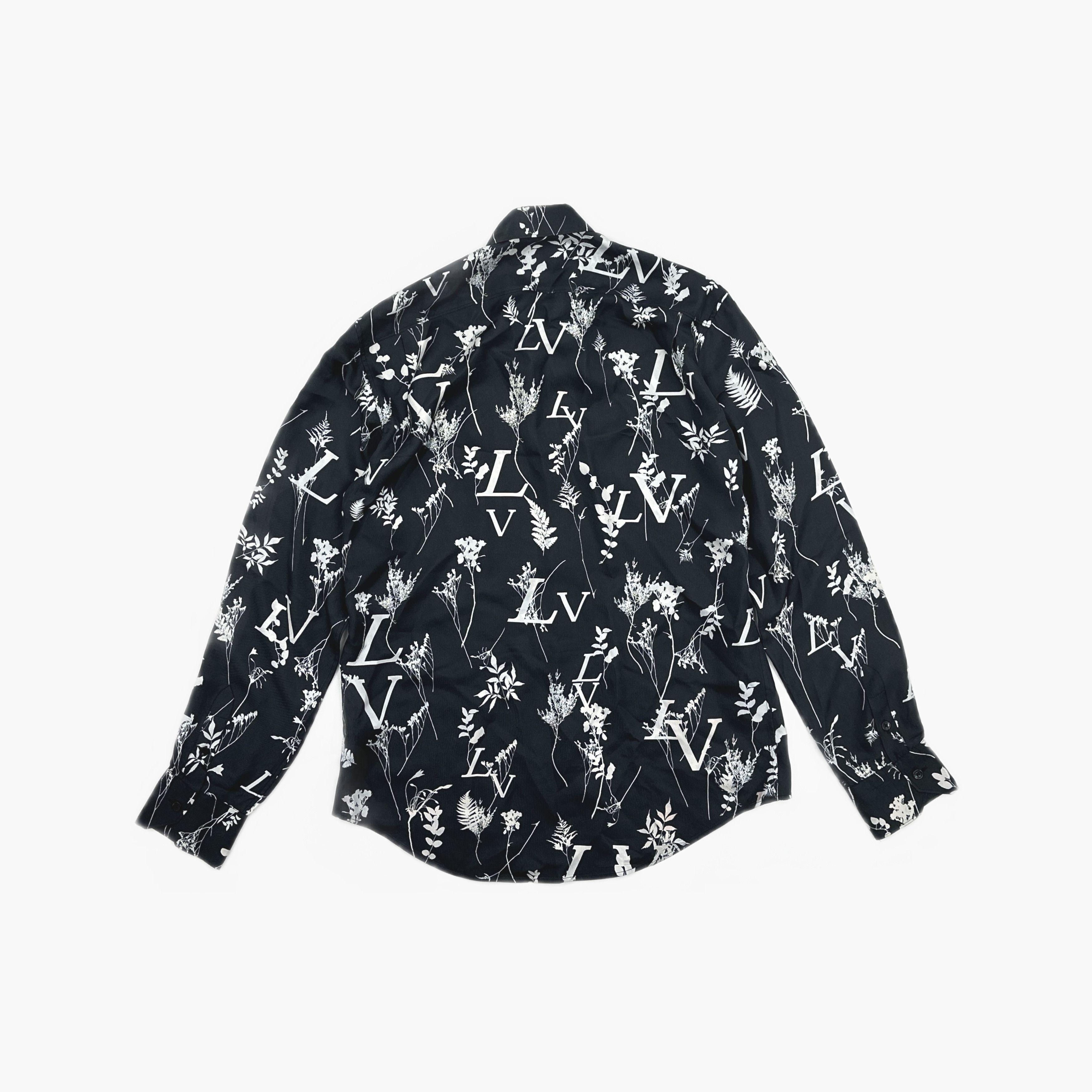 Louis Vuitton Louis Vuitton Leaf Floral Logo Print Shirt Size M Size US M / EU 48-50 / 2 - 2 Thumbnail