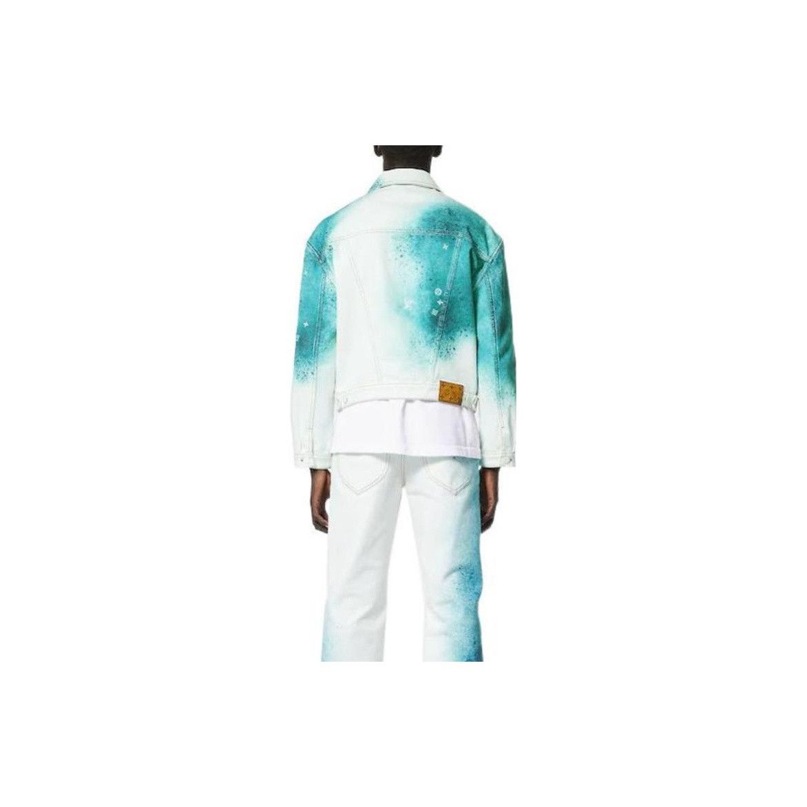 Louis Vuitton Louis Vuitton Spray Pattern Denim Jacket Size 46 Size US S / EU 44-46 / 1 - 8 Thumbnail