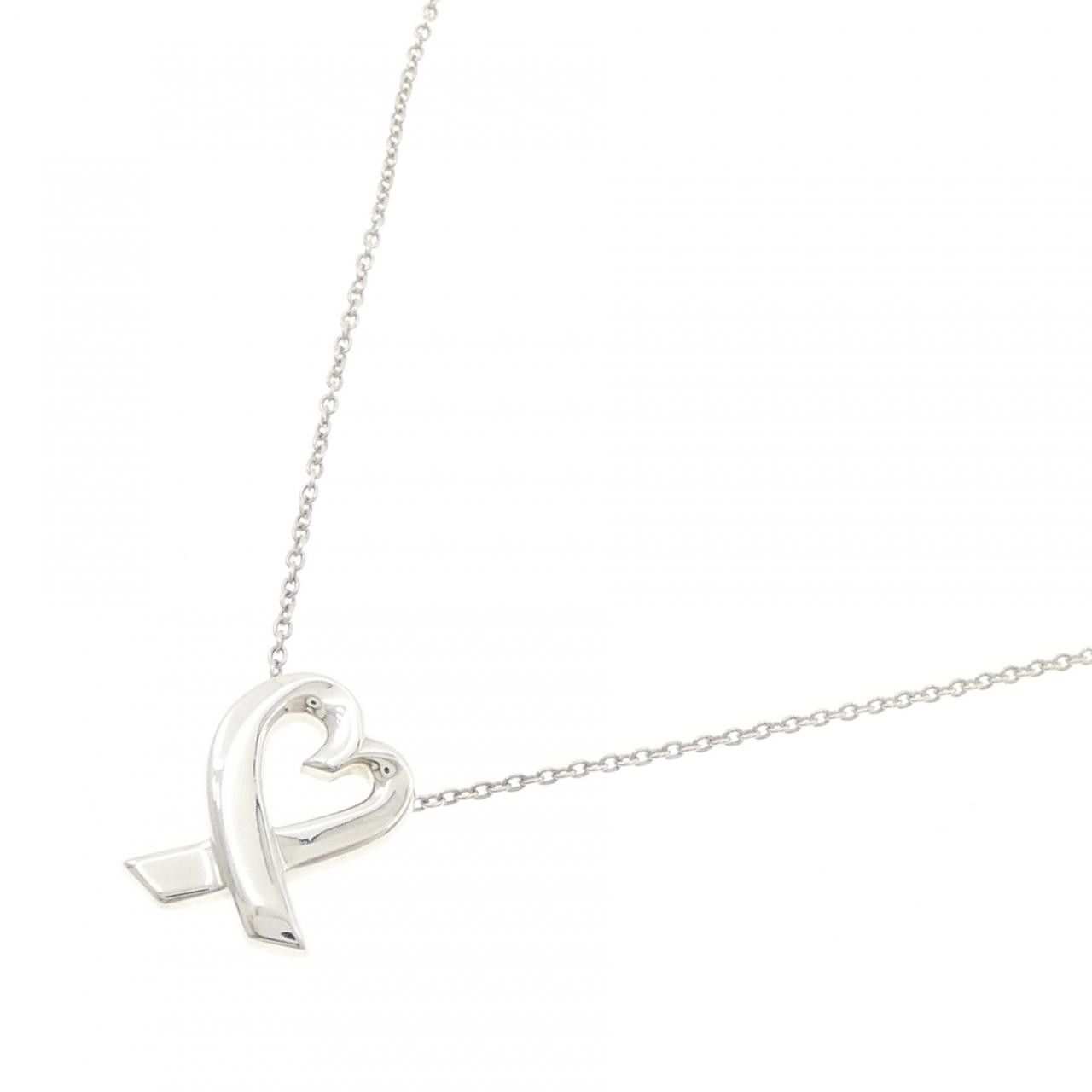 Tiffany & Co. Tiffany & Co. Tiffany Loving Heart 925 Silver Necklace Precious Metal Necklace DUTY FREE for USA Size ONE SIZE - 2 Thumbnail