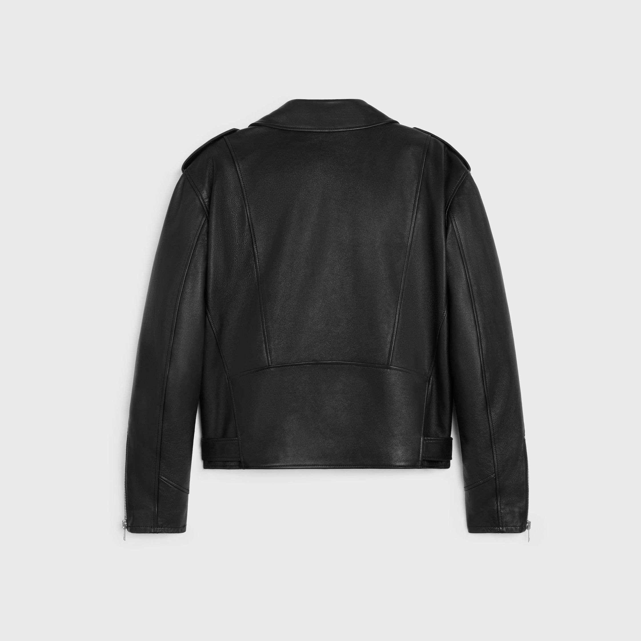 Celine LOOSE BIKER JACKET IN CALFSKIN black Size XL / US 12-14 / IT 48-50 - 2 Thumbnail