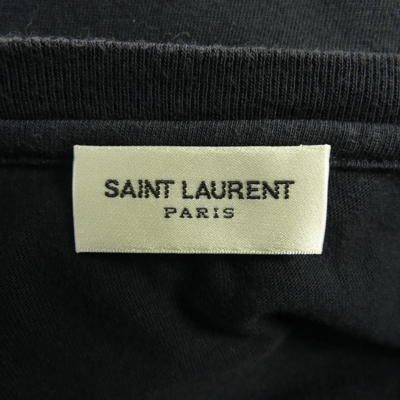 Yves Saint Laurent Yves Saint Laurent Saint Laurent Cotton T Shirt Textile T-Shirts 663278Y36HE DUTY FREE for USA Size ONE SIZE - 4 Thumbnail