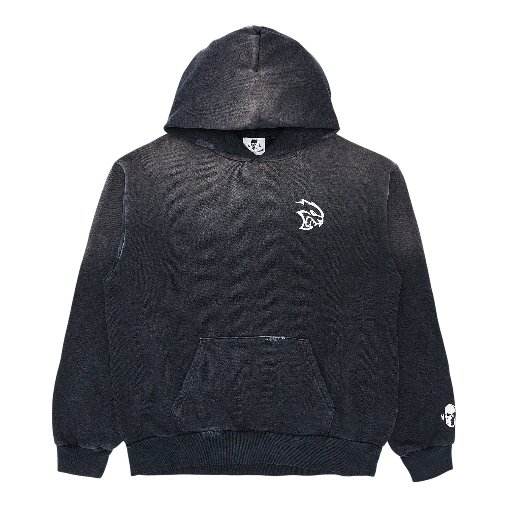 Warren Lotas Dodge Loves ATL Logo Hooded Sweatshirt Washed Black Multi Size US L / EU 52-54 / 3 - 2 Thumbnail