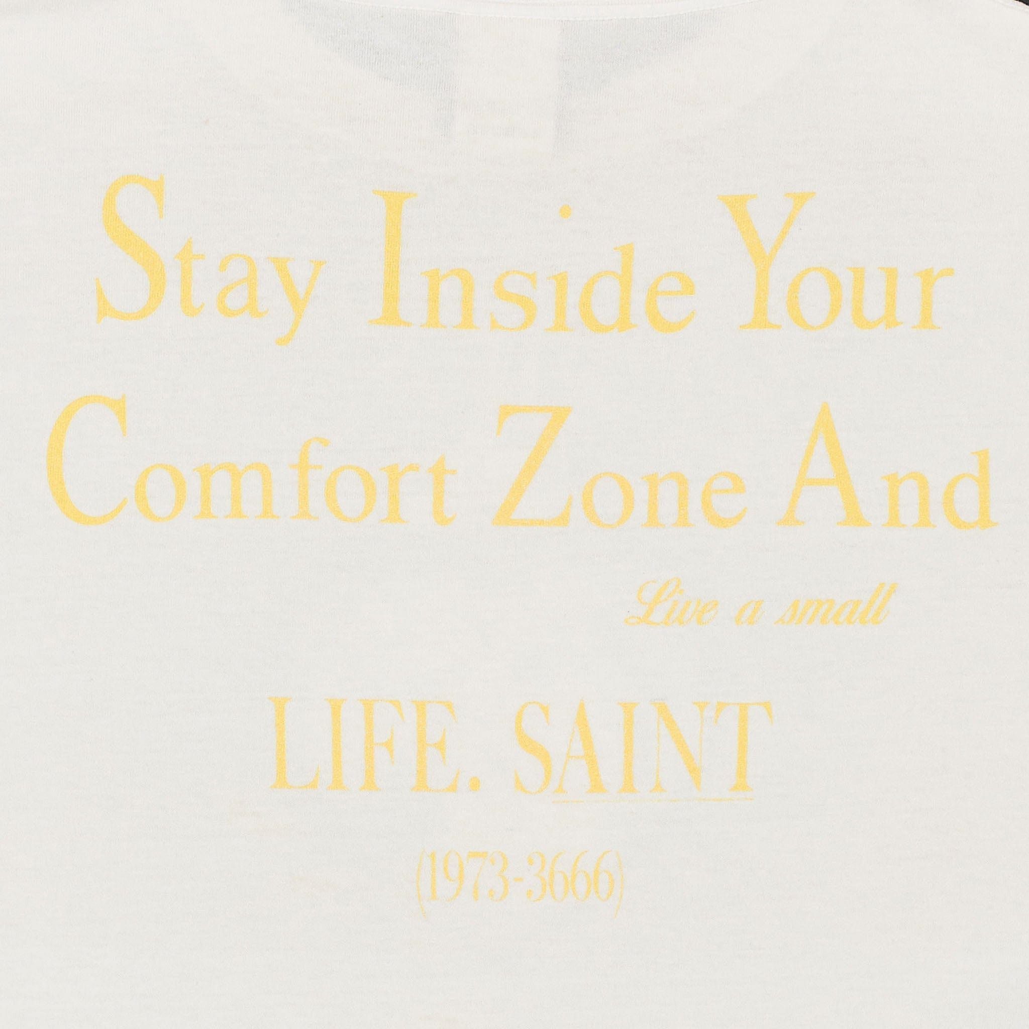 Saint Michael Baby Logo Short Sleeve Tee Shirt Cream Multi Size US XL / EU 56 / 4 - 4 Thumbnail