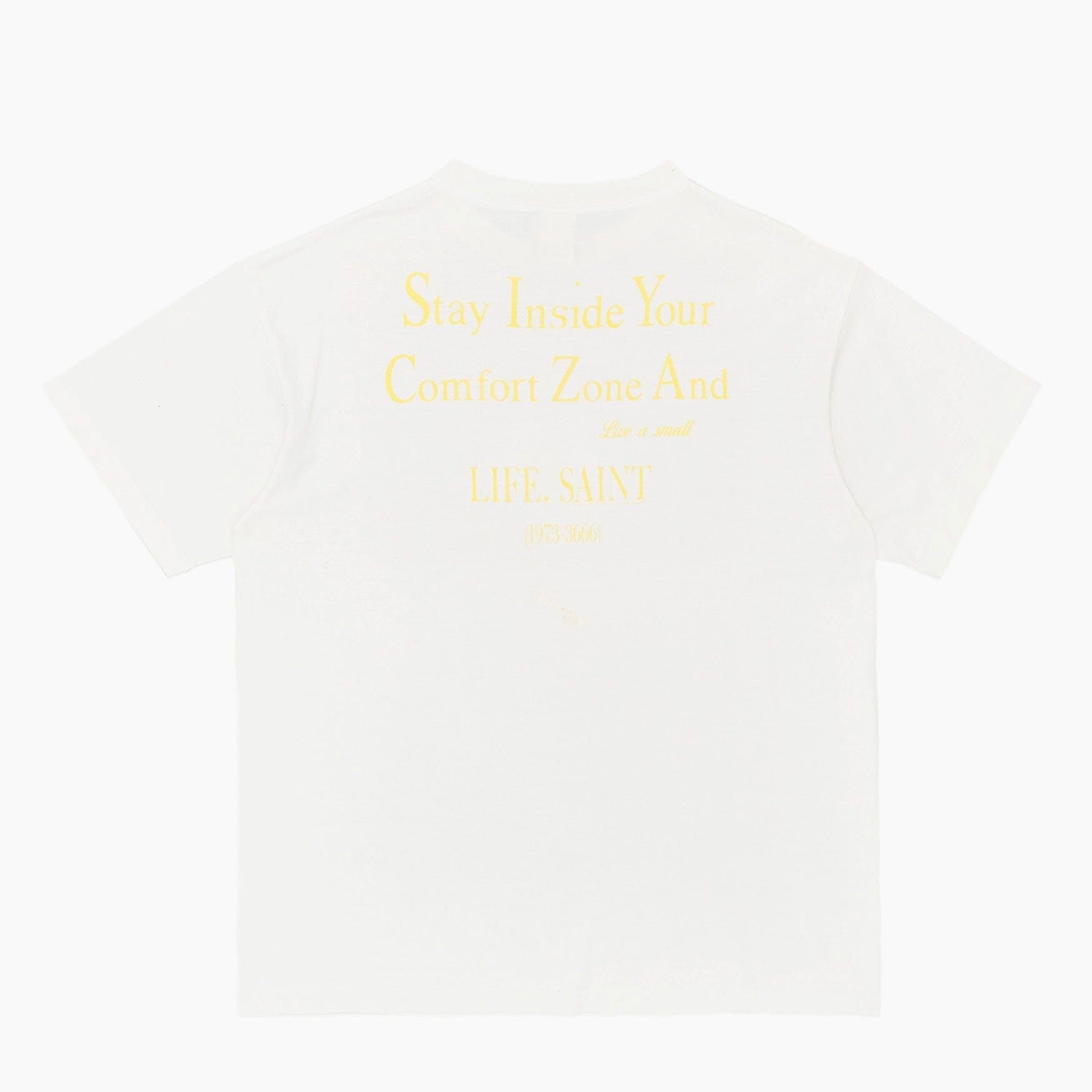 Saint Michael Baby Logo Short Sleeve Tee Shirt Cream Multi Size US XL / EU 56 / 4 - 2 Thumbnail