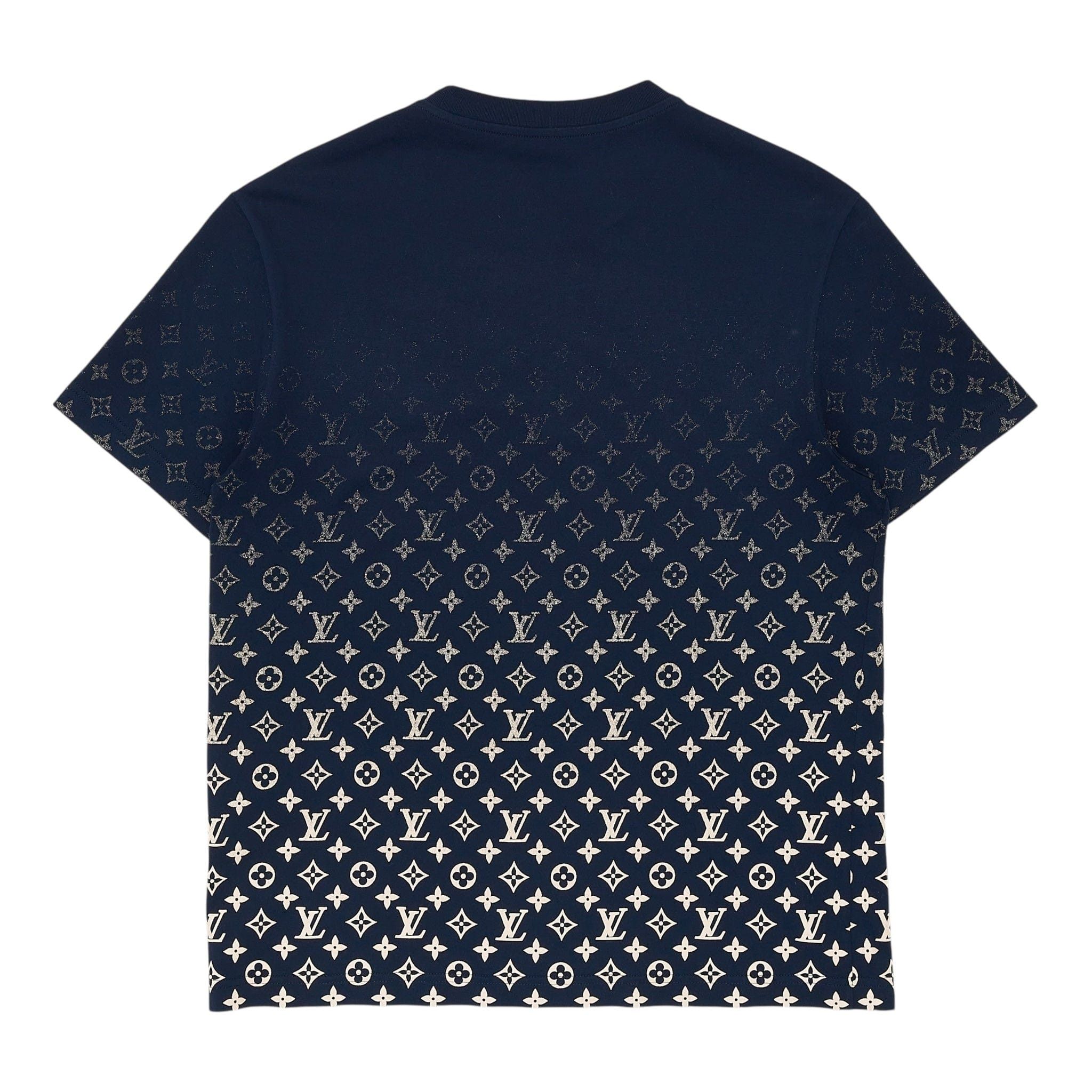 Louis Vuitton LVSE Monogram Gradient Short Sleeve Tee Shirt Dark Ocean Size US M / EU 48-50 / 2 - 2 Thumbnail