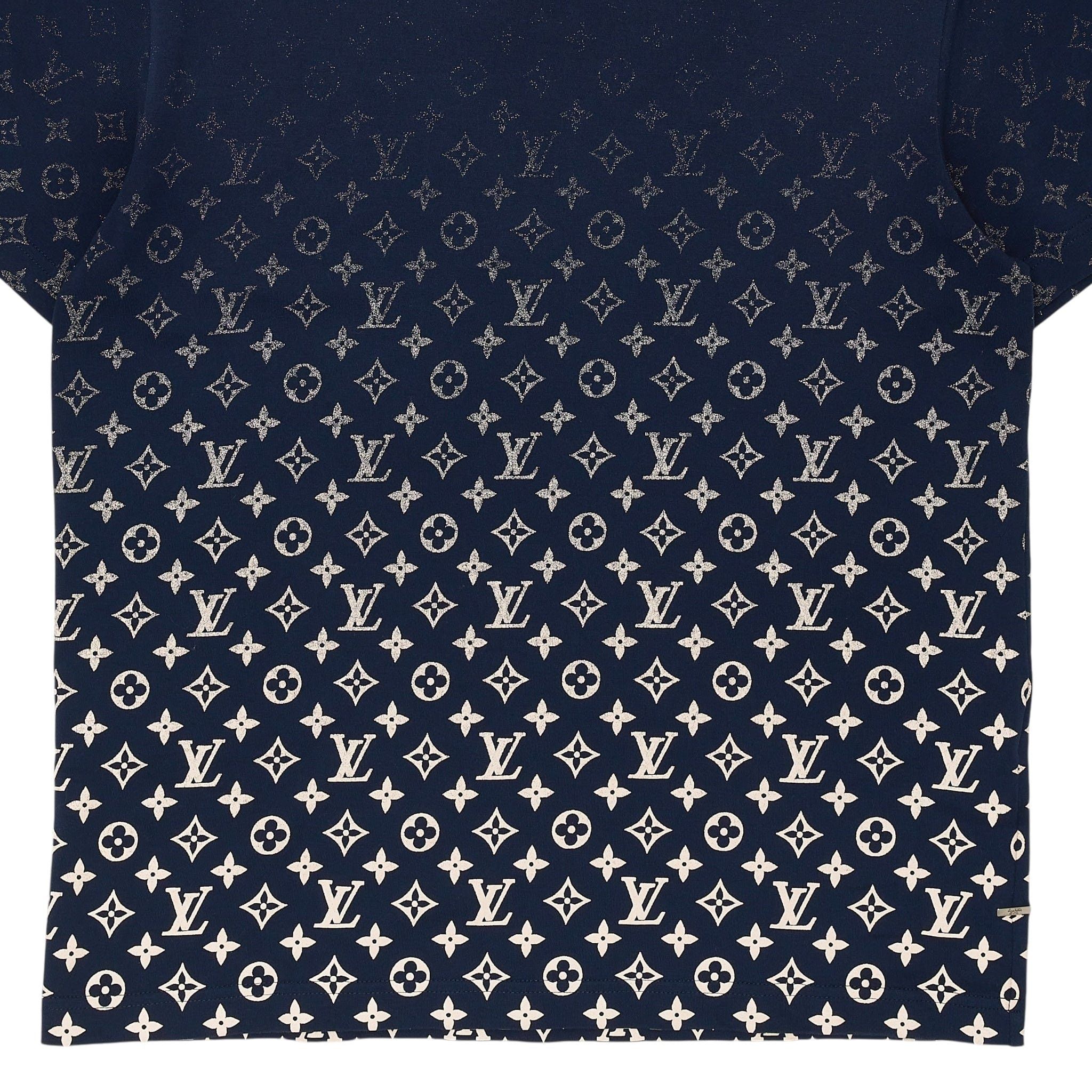 Louis Vuitton LVSE Monogram Gradient Short Sleeve Tee Shirt Dark Ocean Size US M / EU 48-50 / 2 - 4 Thumbnail