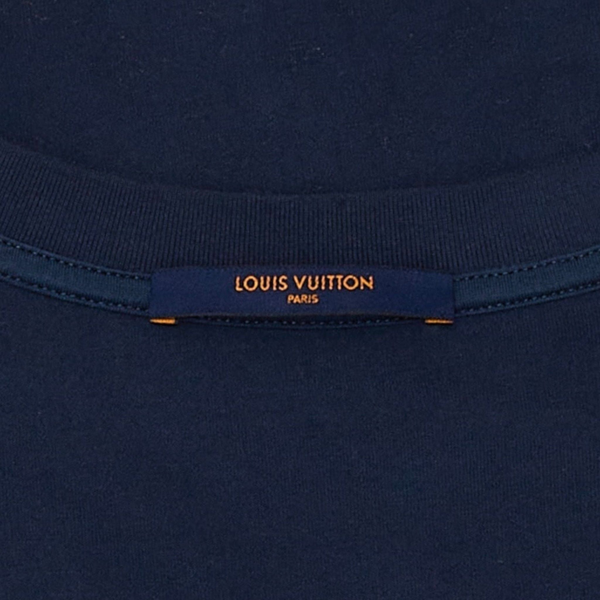 Louis Vuitton LVSE Monogram Gradient Short Sleeve Tee Shirt Dark Ocean Size US M / EU 48-50 / 2 - 5 Thumbnail