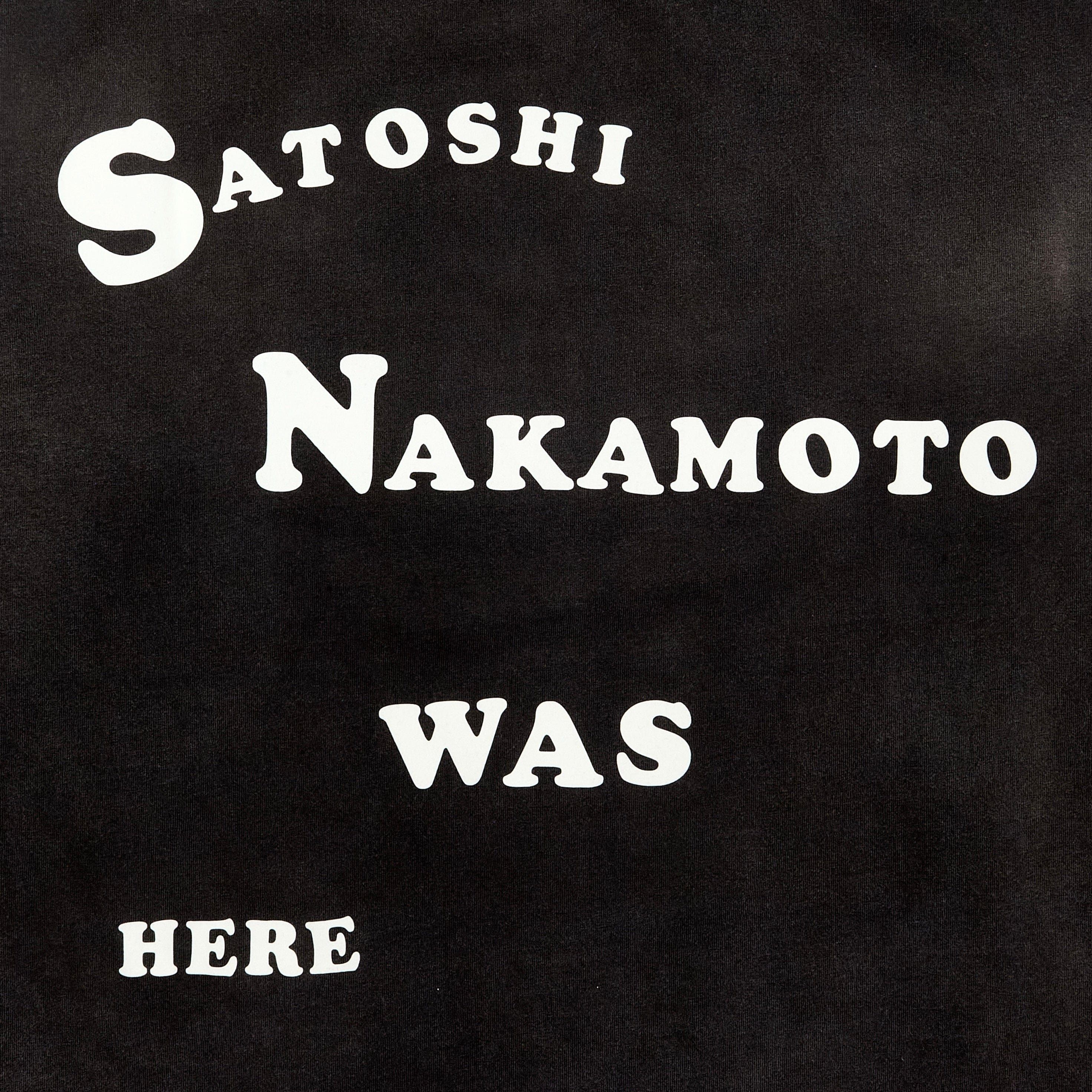 Satoshi Nakamoto Follow Me Long Sleeve Tee Shirt Black Size US M / EU 48-50 / 2 - 4 Thumbnail