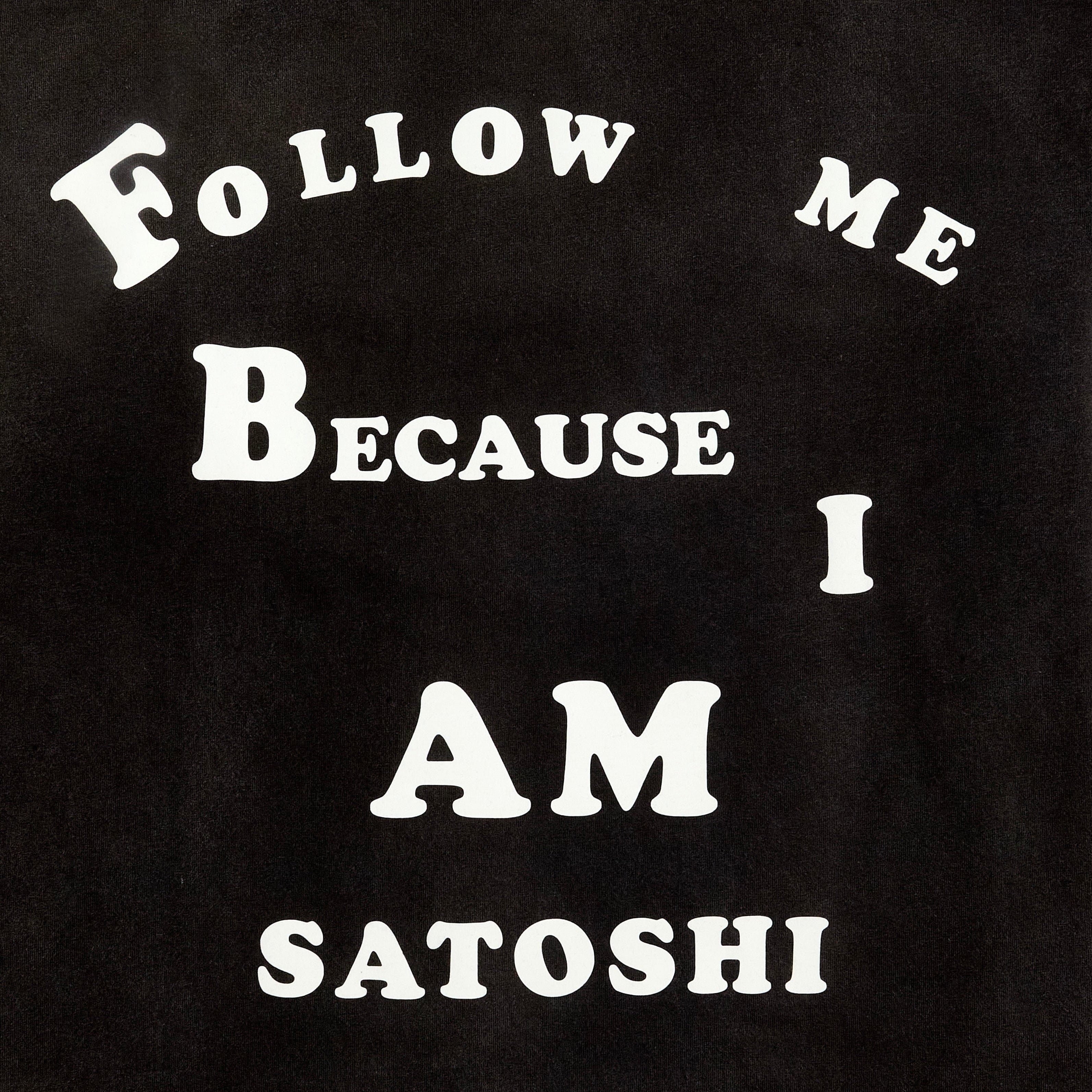 Satoshi Nakamoto Follow Me Long Sleeve Tee Shirt Black Size US M / EU 48-50 / 2 - 3 Thumbnail